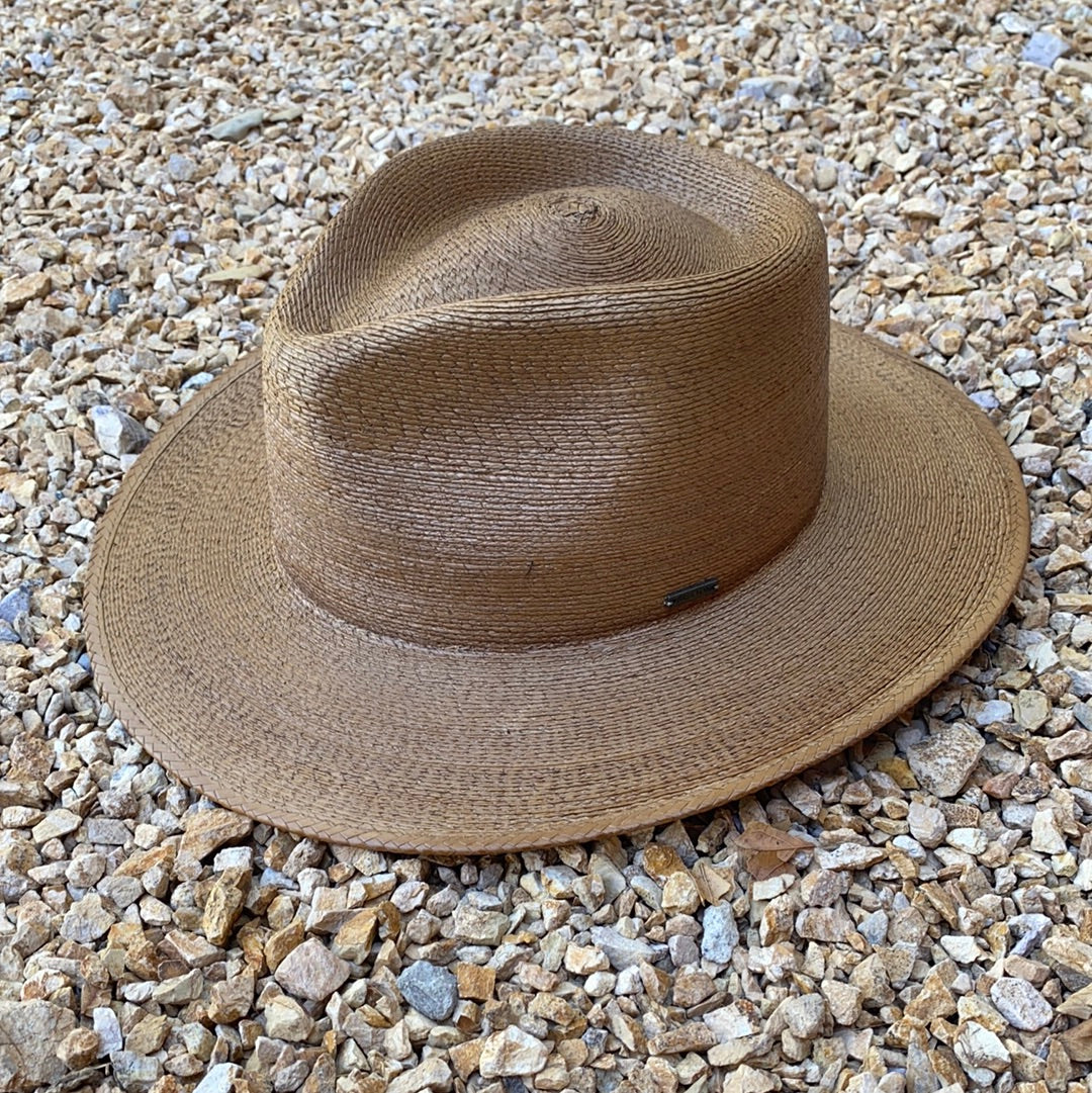 Brixton Marcos Raffia Fedora - CARAVAN OUTPOST