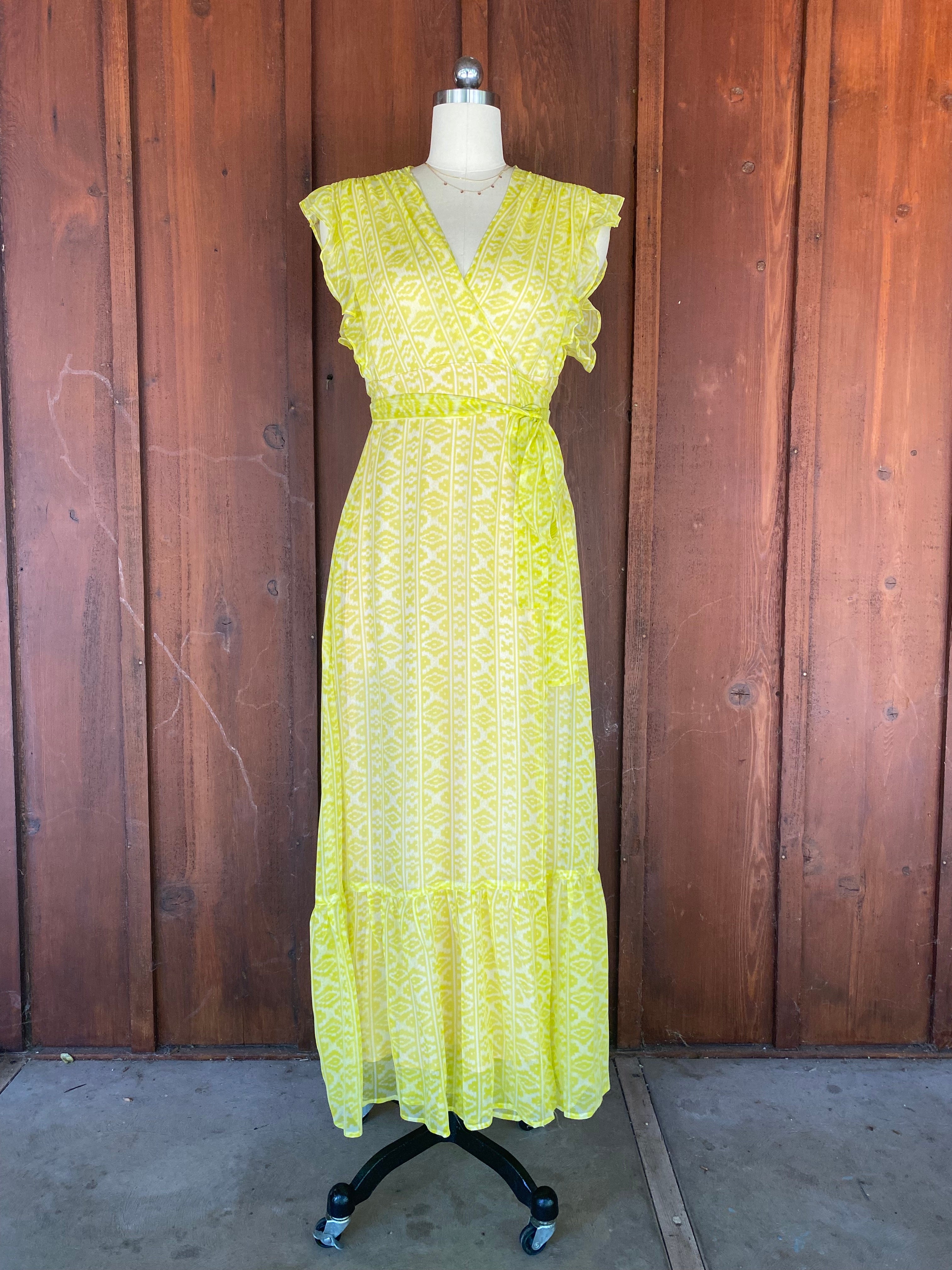 Caravan Outpost Prairie Wrap Dress - CARAVAN OUTPOST