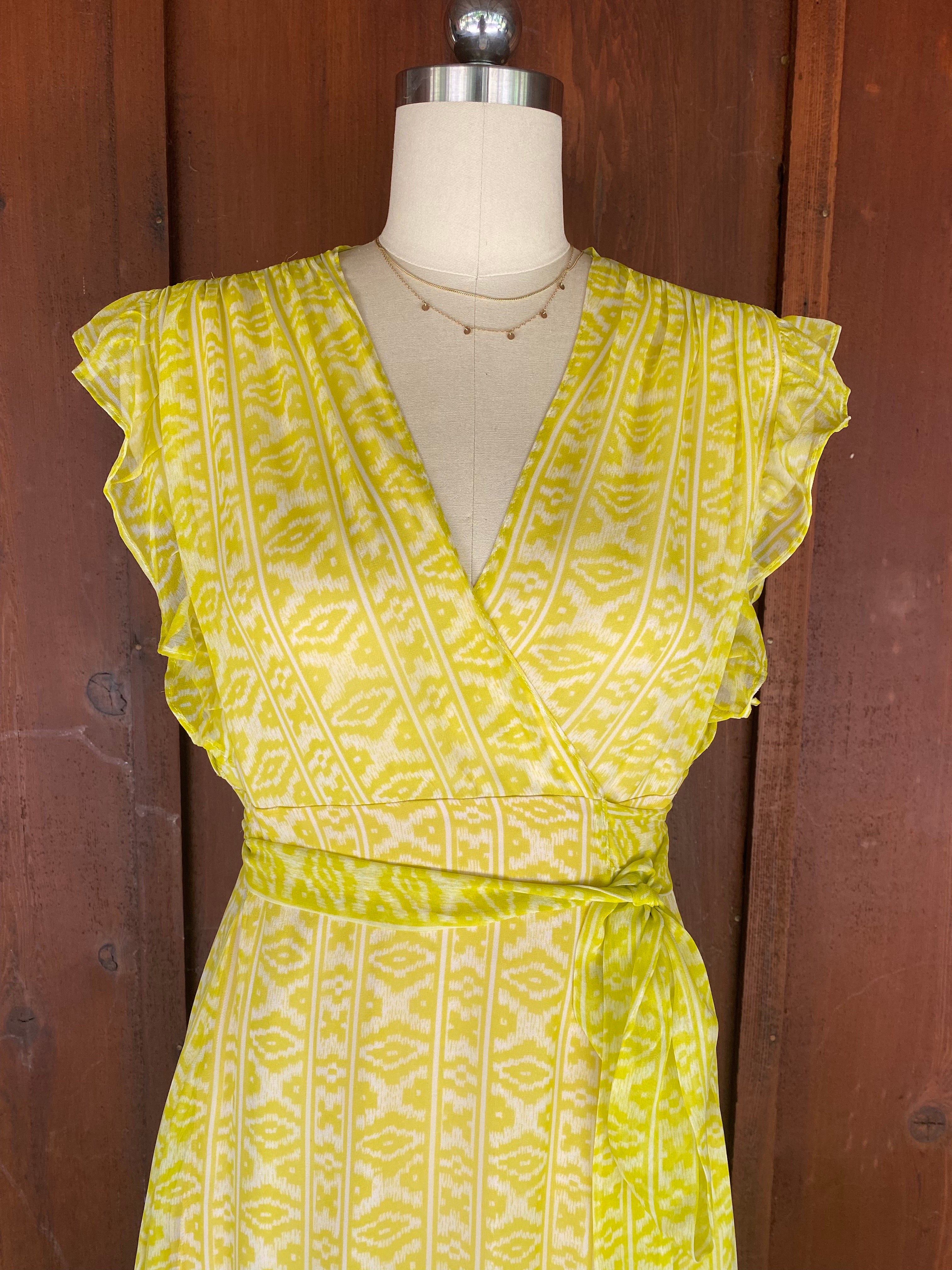 Caravan Outpost Prairie Wrap Dress - CARAVAN OUTPOST