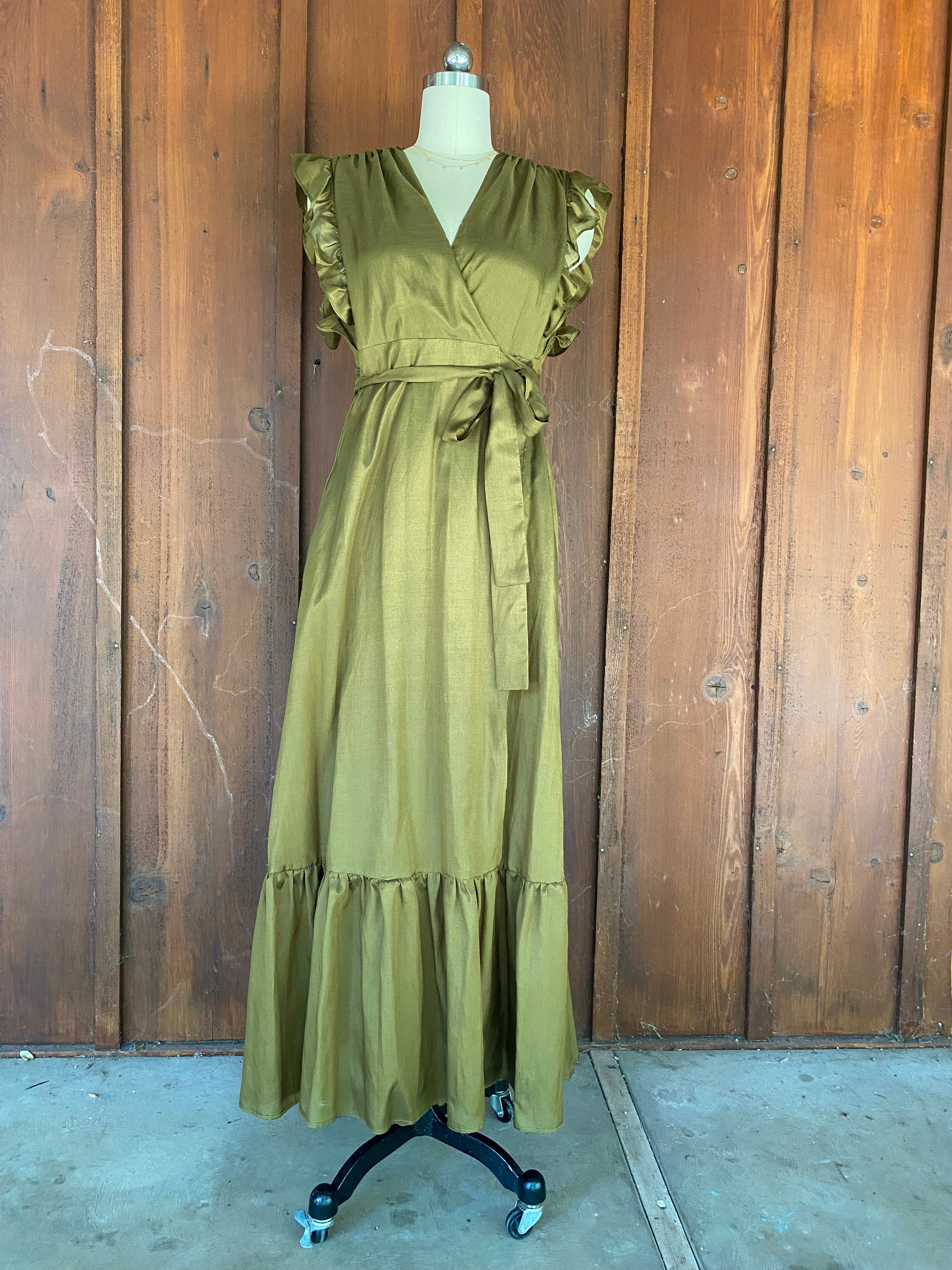 Caravan Outpost Prairie Wrap Dress - CARAVAN OUTPOST