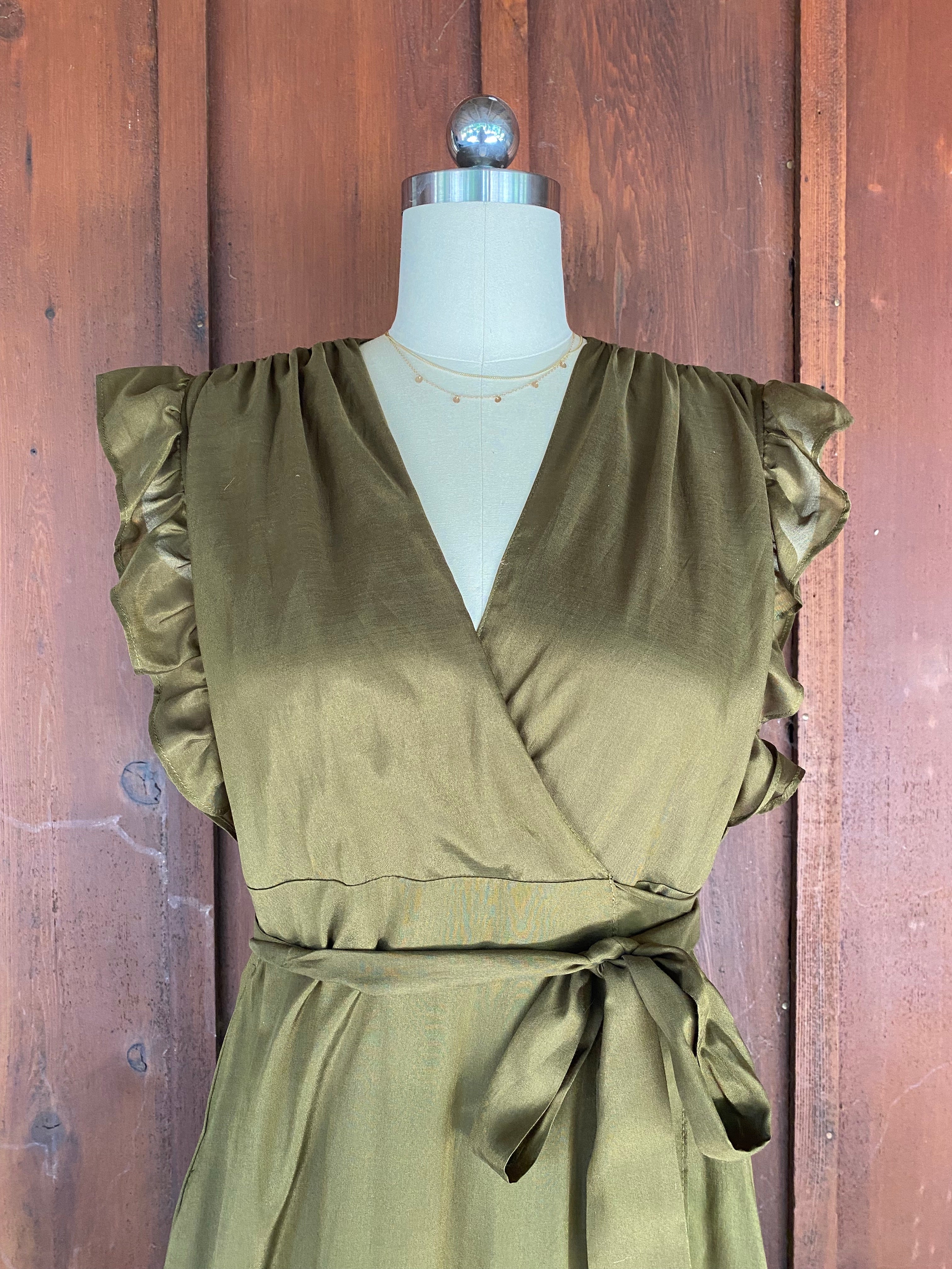 Caravan Outpost Prairie Wrap Dress - CARAVAN OUTPOST