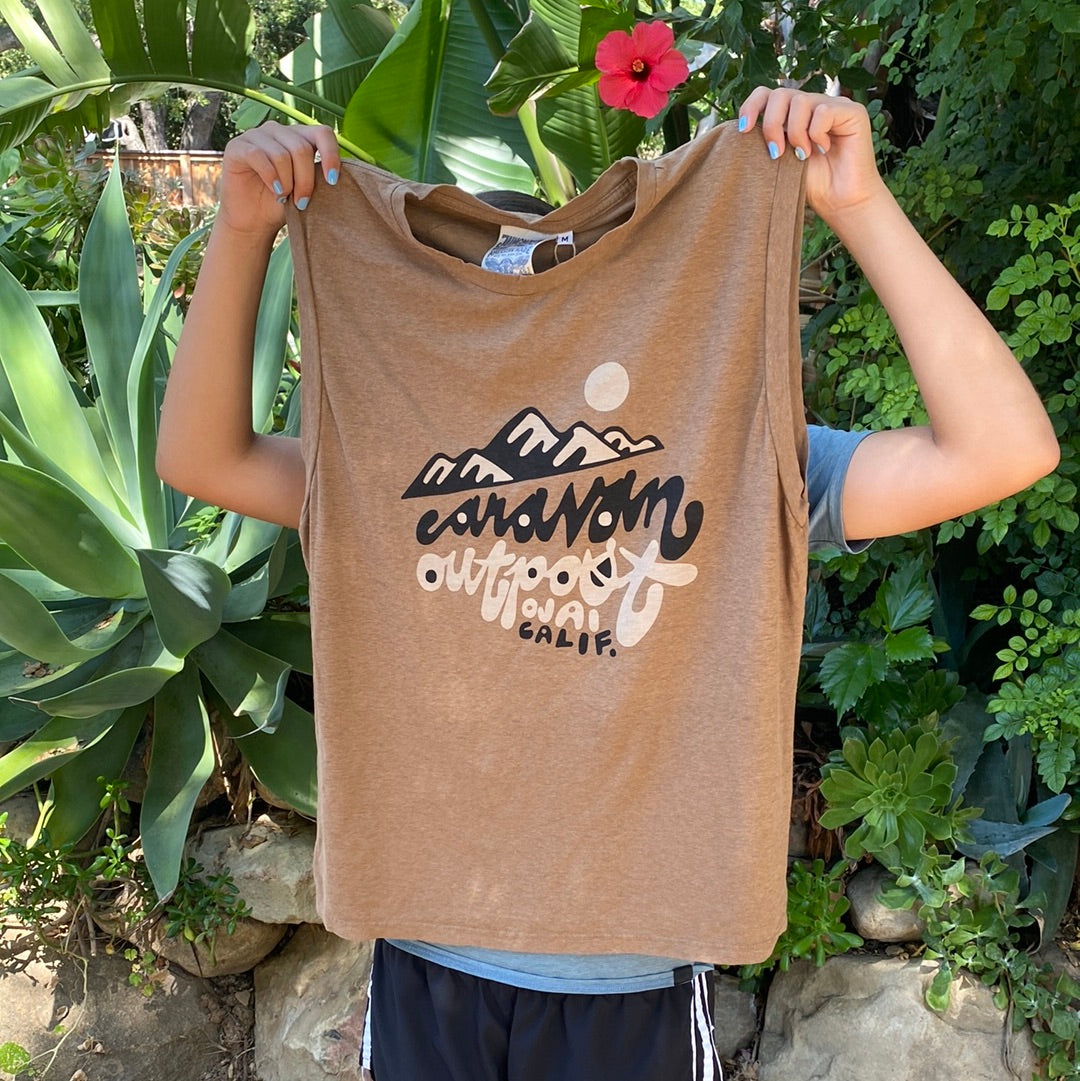 Caravan Outpost Topa Mountain Muscle Tee - CARAVAN OUTPOST
