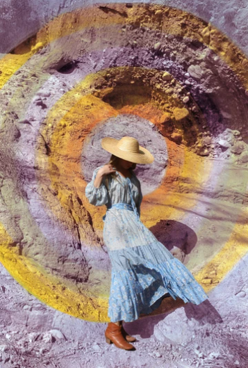 Perle Mer Blue Sage Bloom Dress - CARAVAN OUTPOST