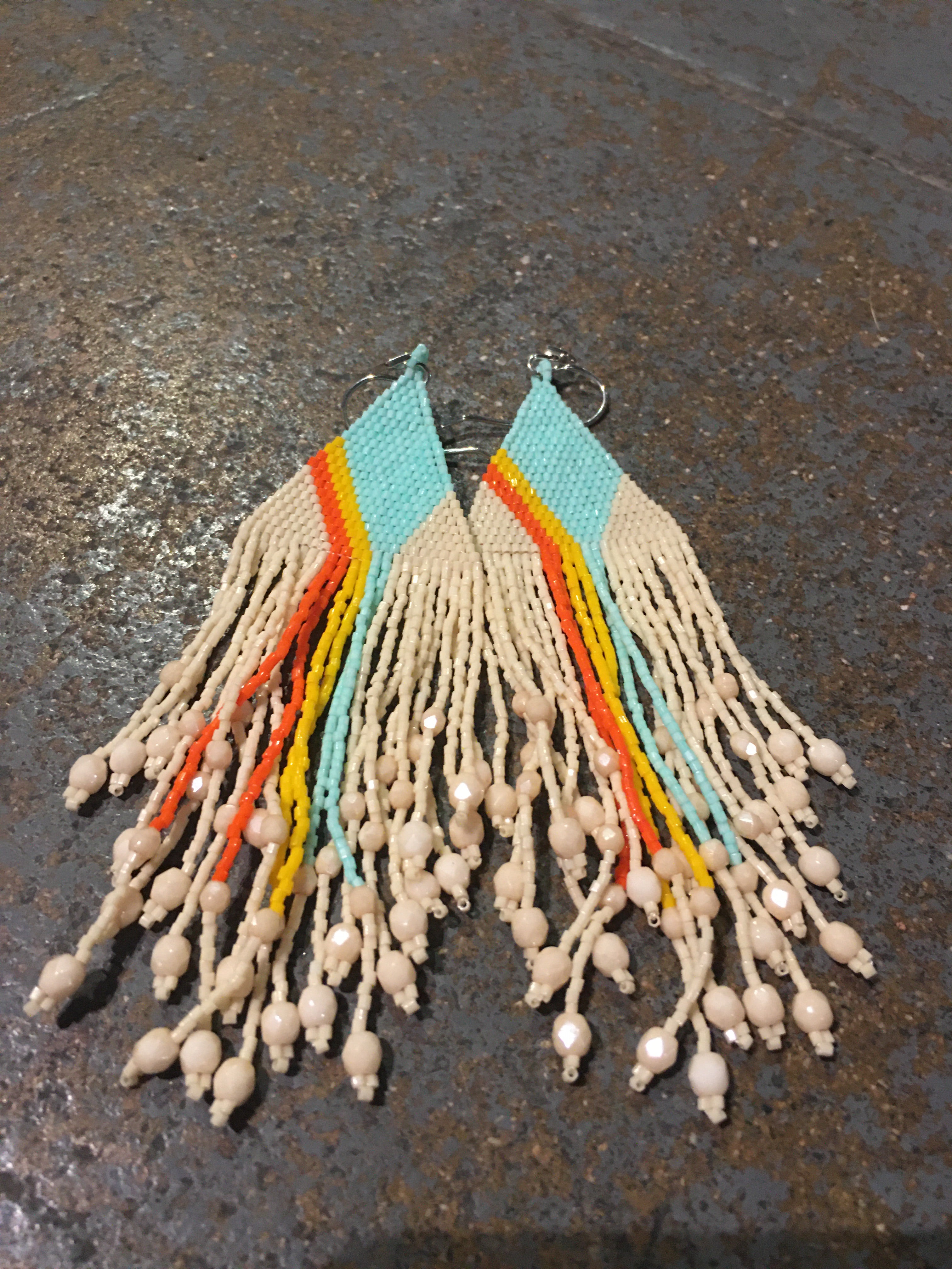 Huichol Love Fiero Earrings