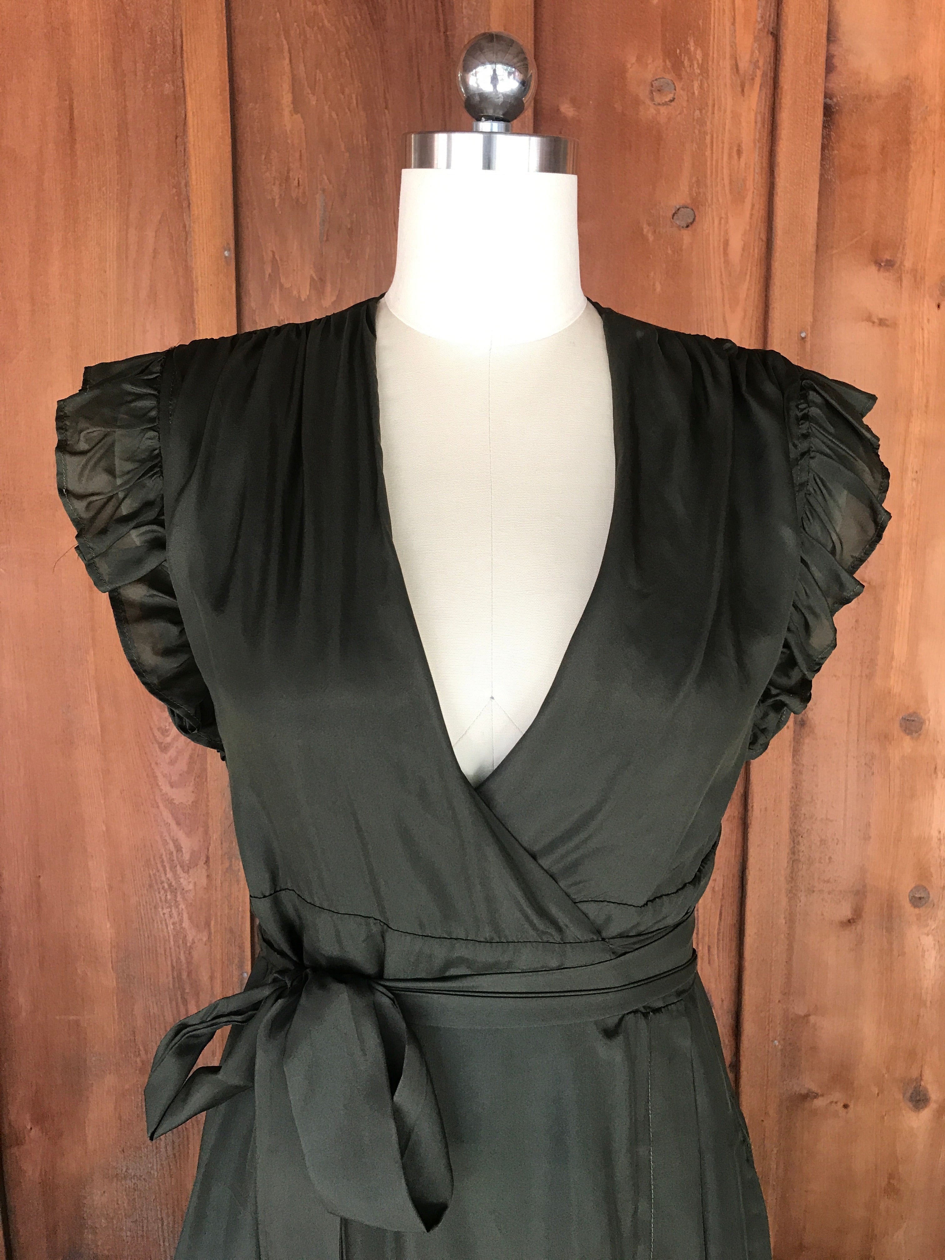Caravan Outpost Prairie Wrap Dress - CARAVAN OUTPOST