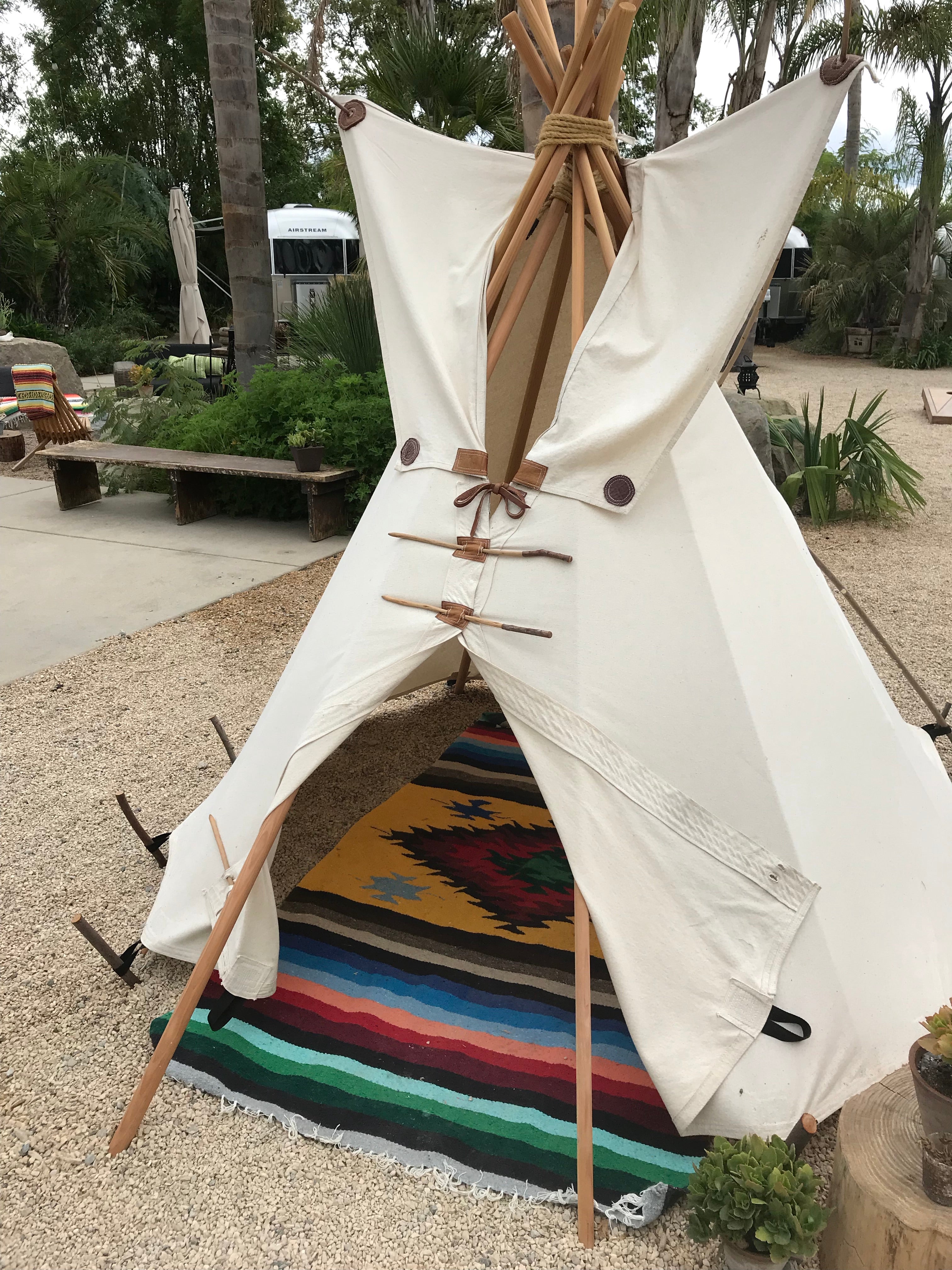 Handmade Ojai Tipi by Red Hawk - CARAVAN OUTPOST