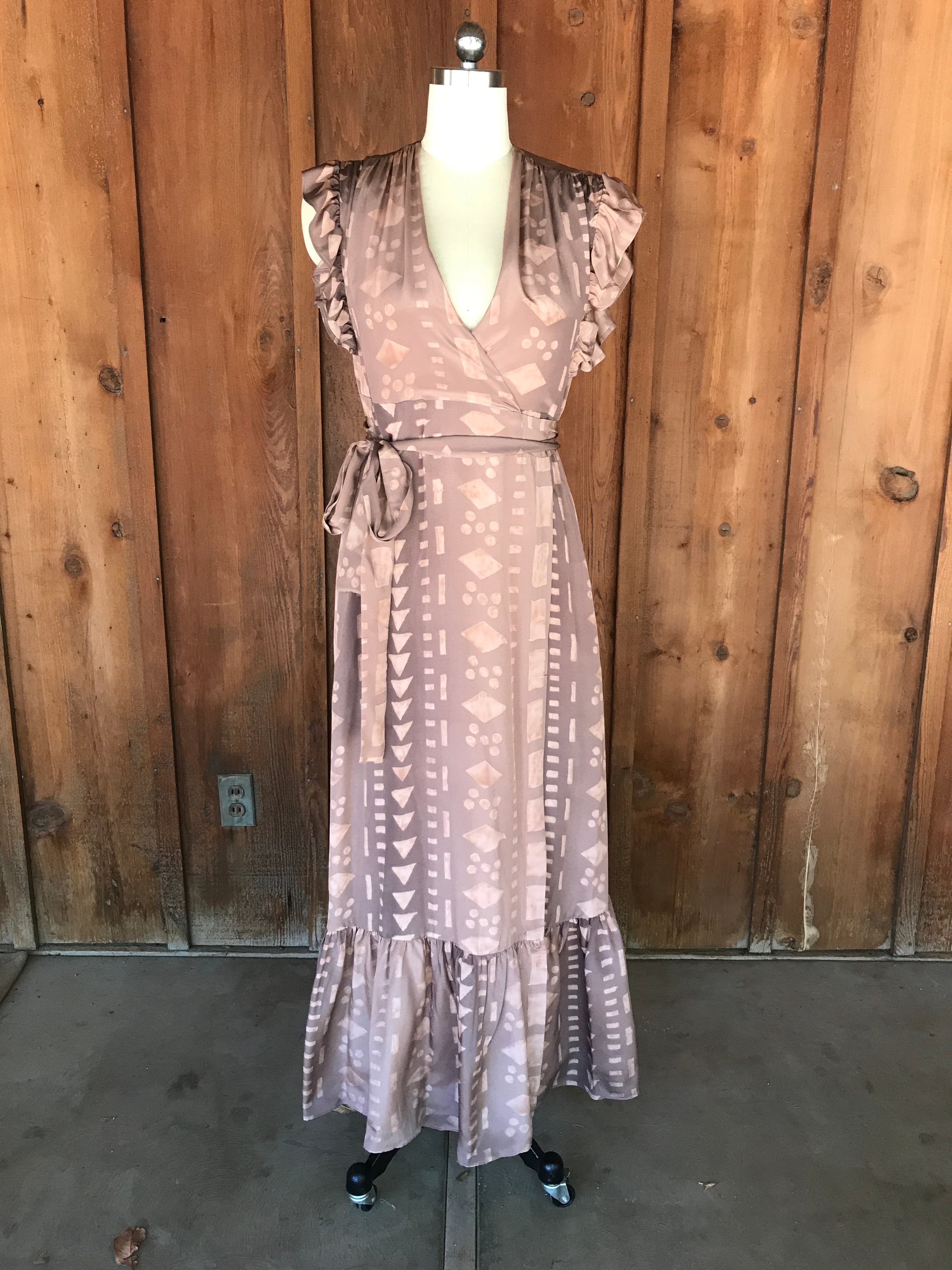 Caravan Outpost Prairie Wrap Dress - CARAVAN OUTPOST