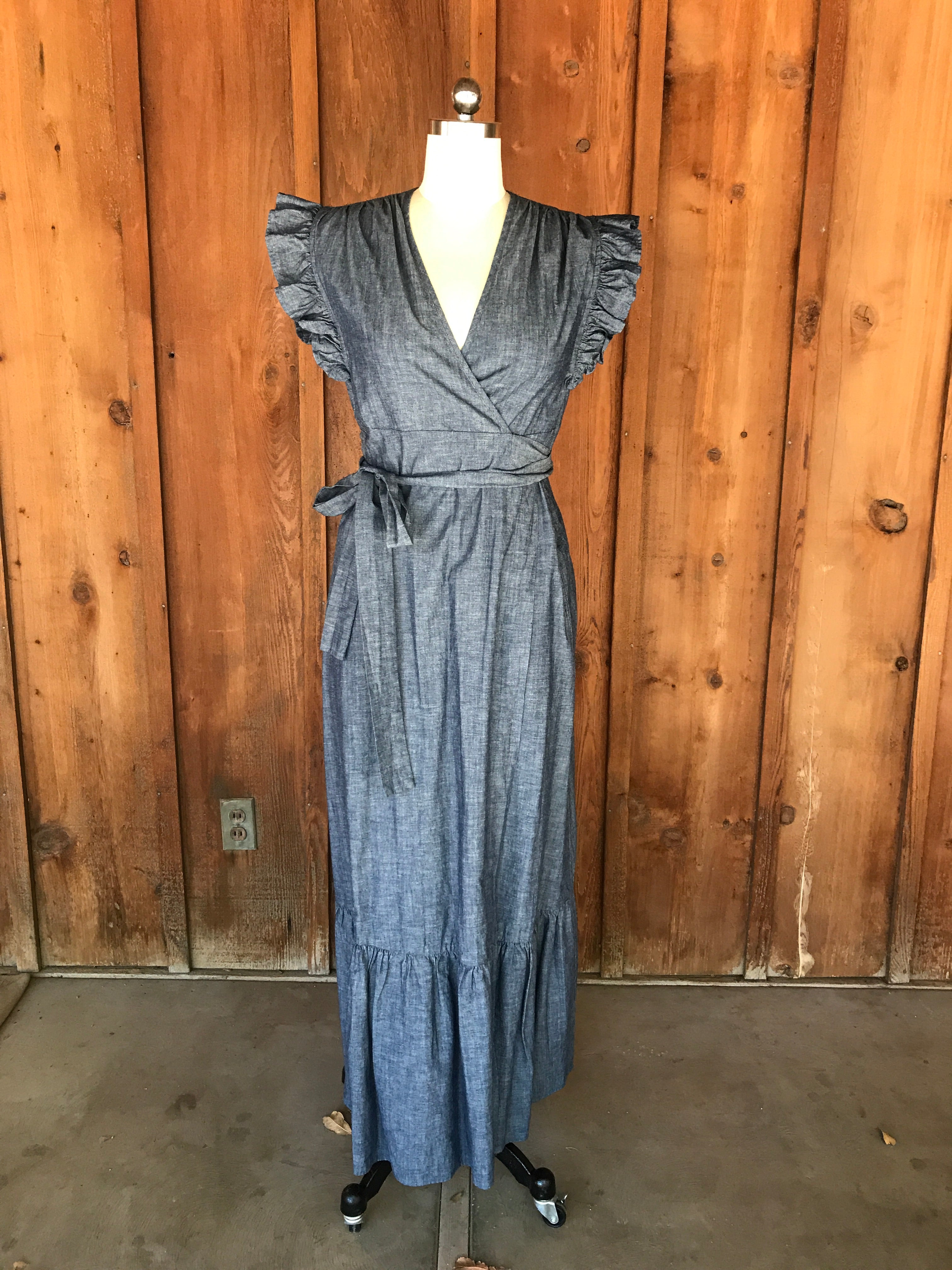 Caravan Outpost Prairie Wrap Dress - CARAVAN OUTPOST