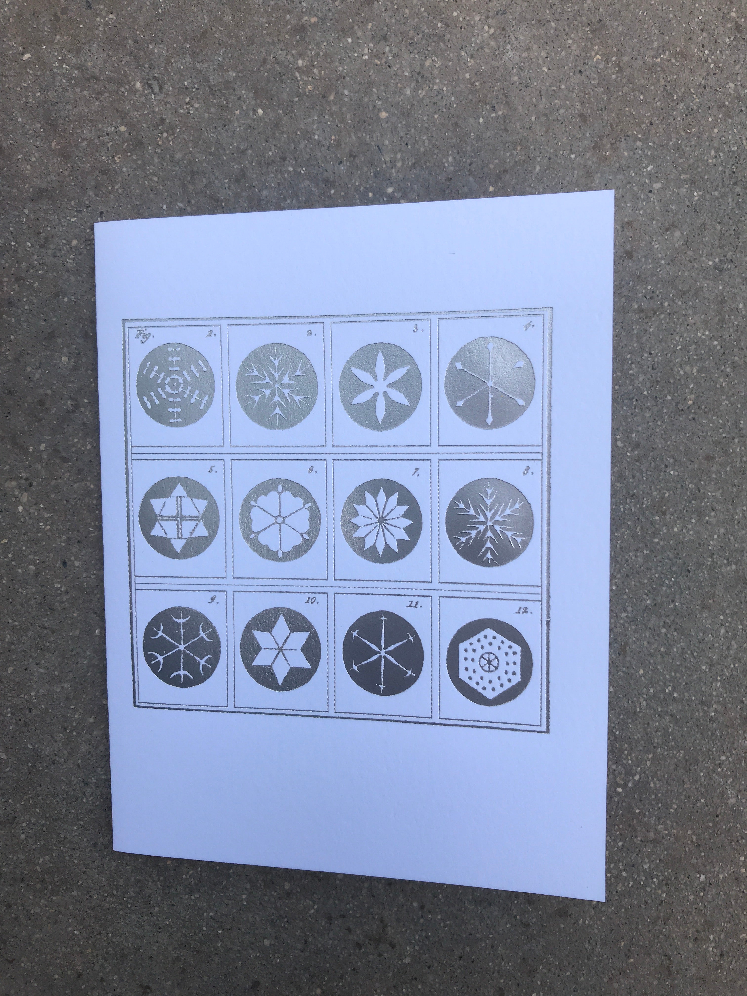 Margins Letterpress Greeting Cards - CARAVAN OUTPOST