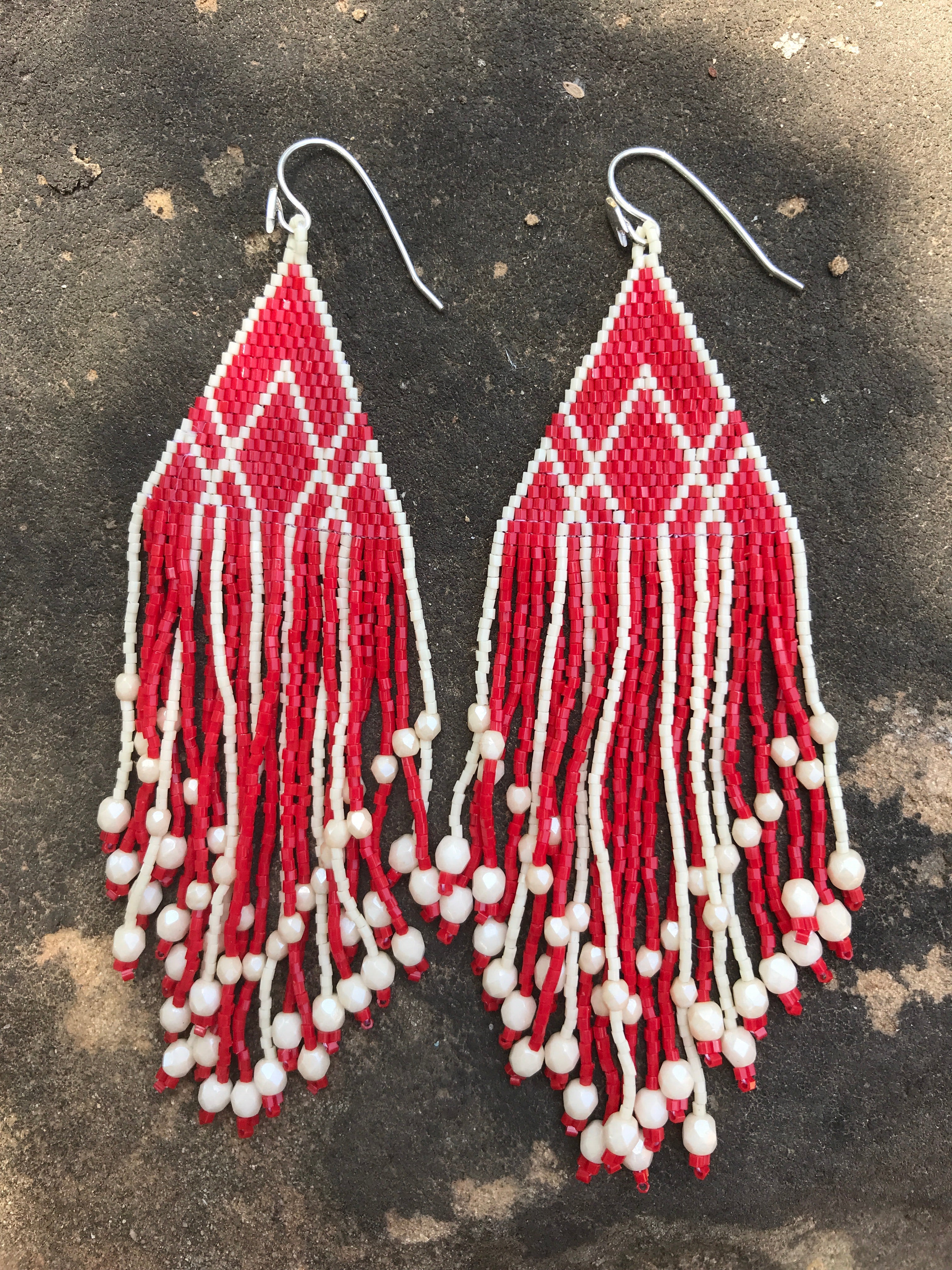 Huichol Love Fiero Earrings - CARAVAN OUTPOST