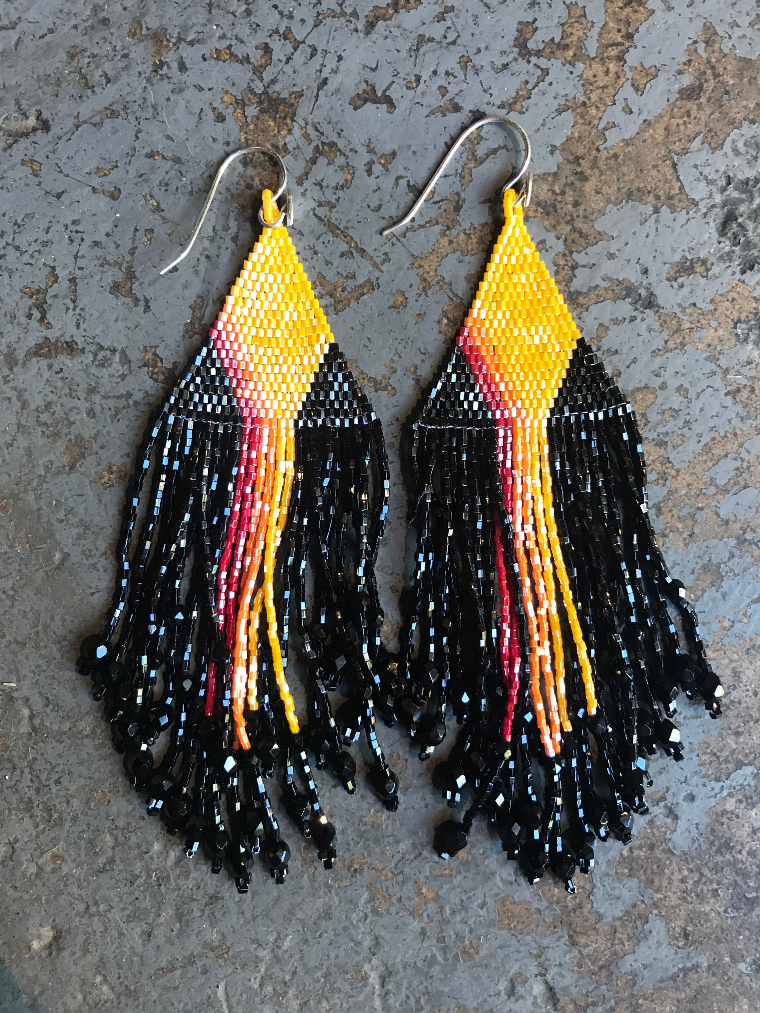 Huichol Love Fiero Earrings - CARAVAN OUTPOST