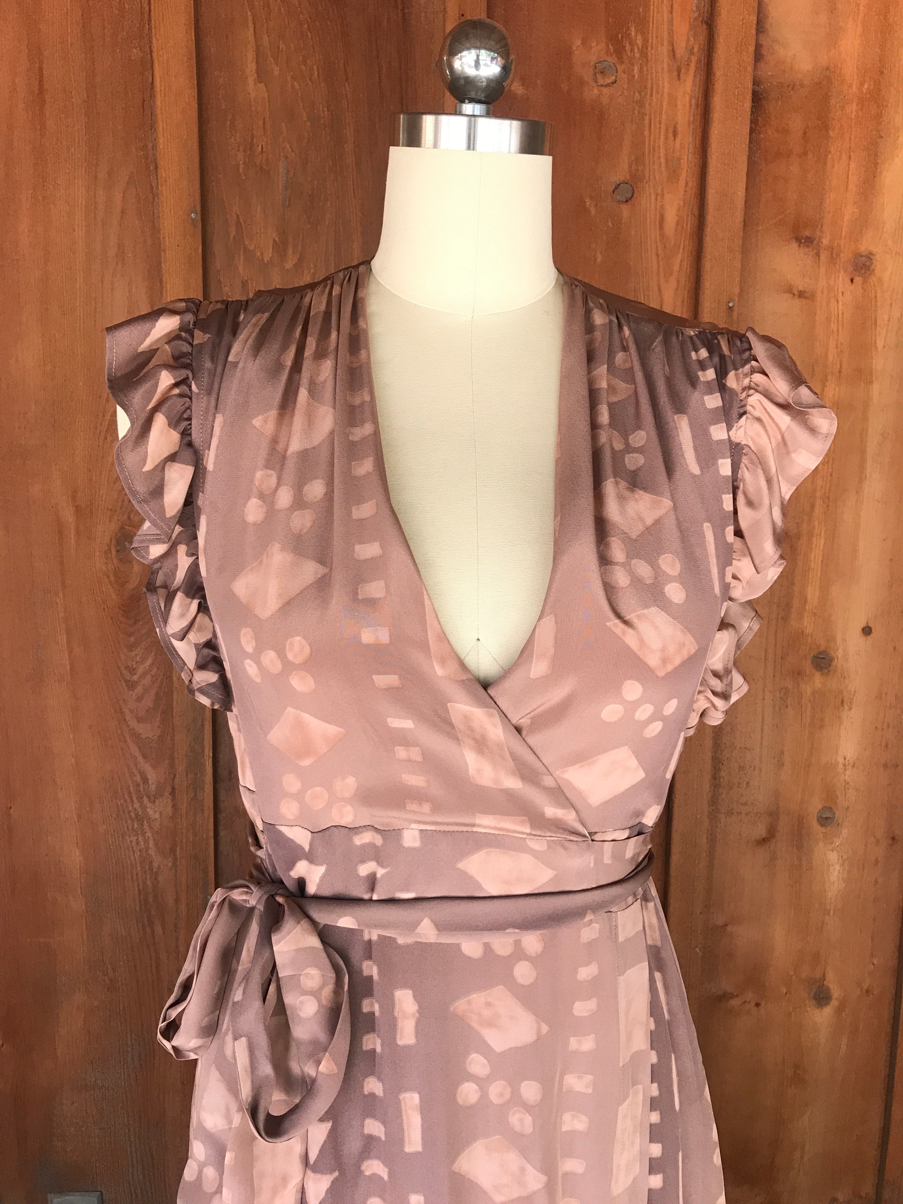 Caravan Outpost Prairie Wrap Dress - CARAVAN OUTPOST