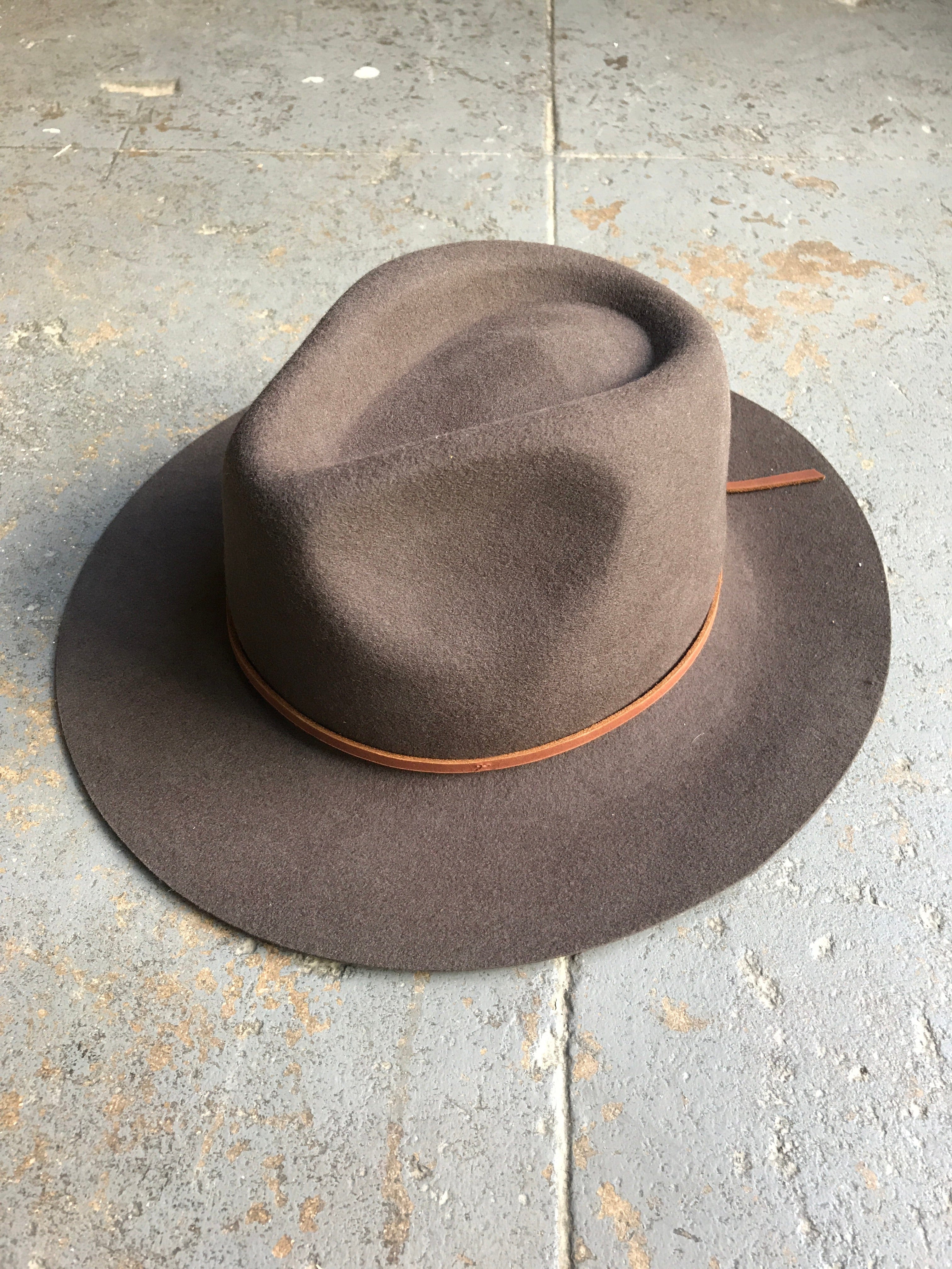 Brixton Wesley Wool Fedora - CARAVAN OUTPOST