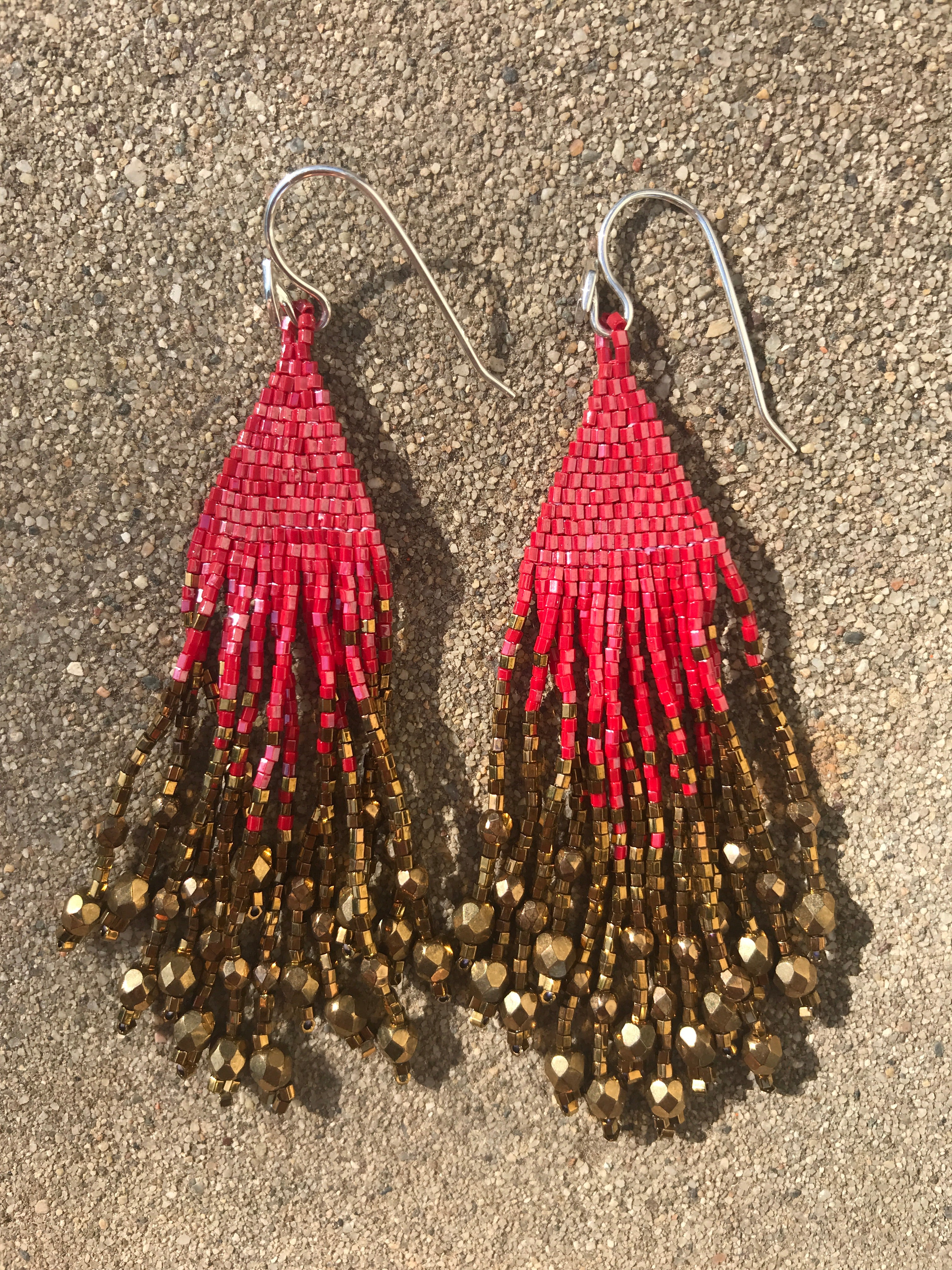 Huichol Love Fiero Earrings - CARAVAN OUTPOST