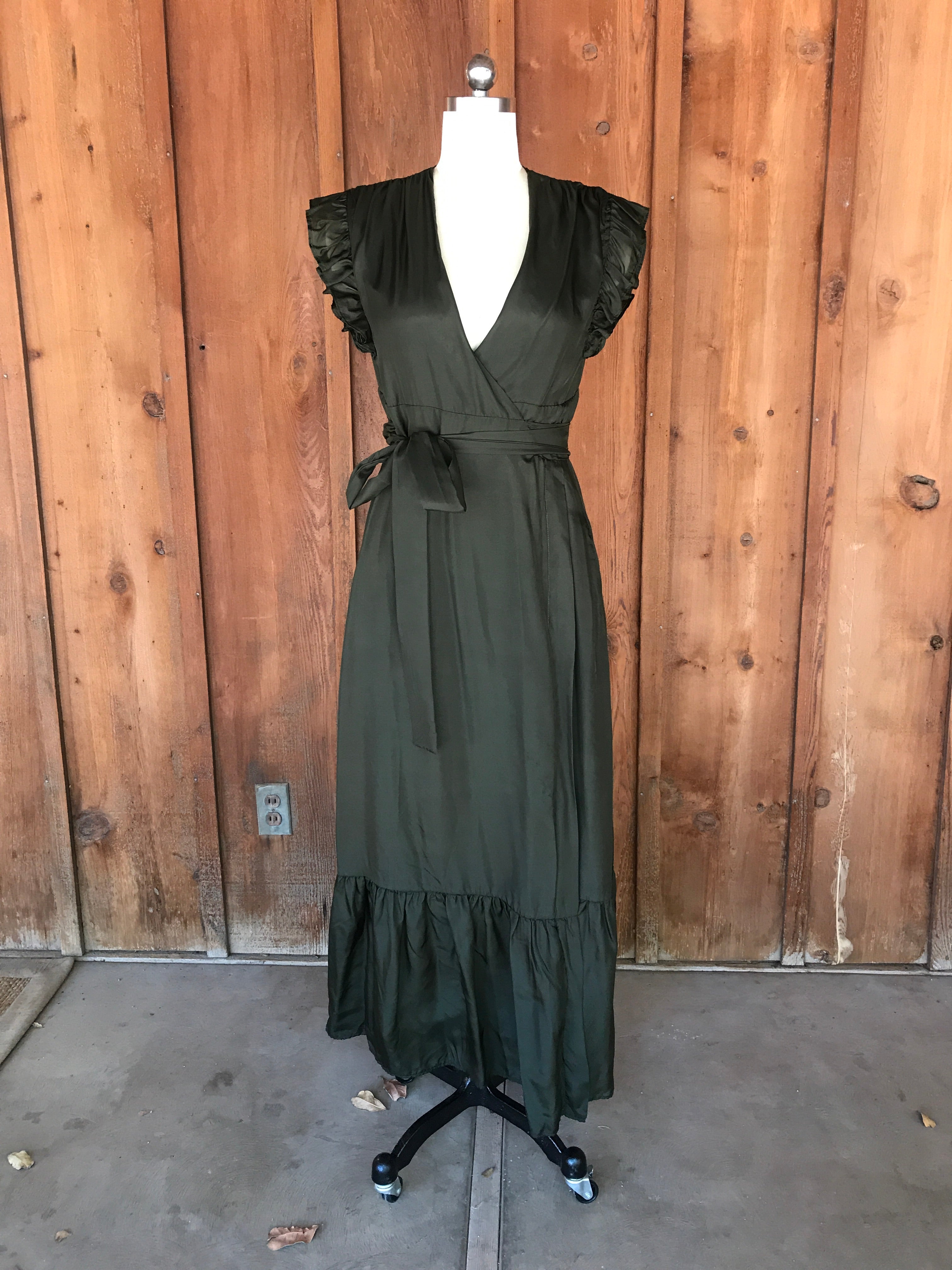 Caravan Outpost Prairie Wrap Dress - CARAVAN OUTPOST