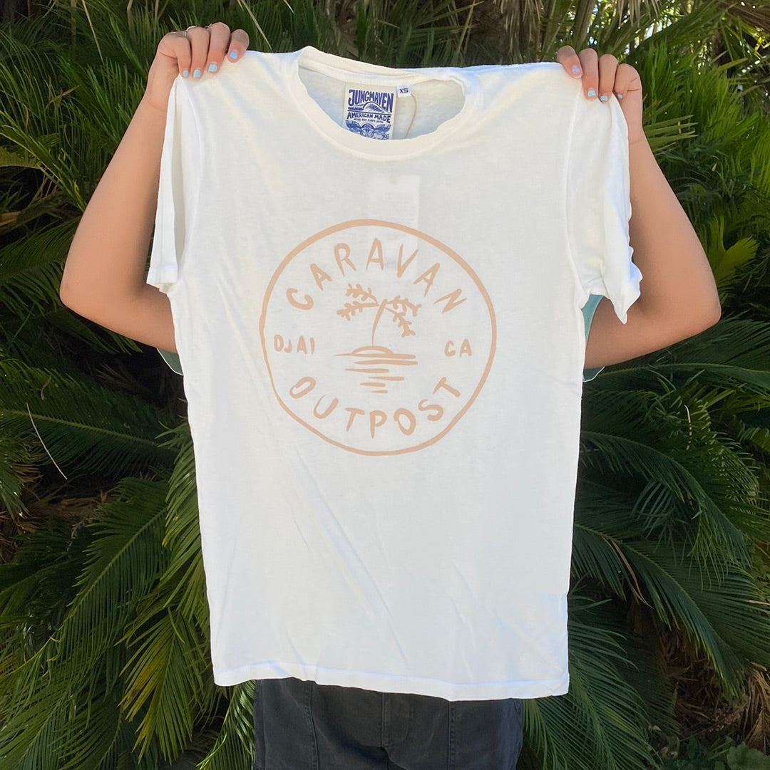 Unisex Caravan Outpost + Jungmaven Art Oasis Tee - CARAVAN OUTPOST