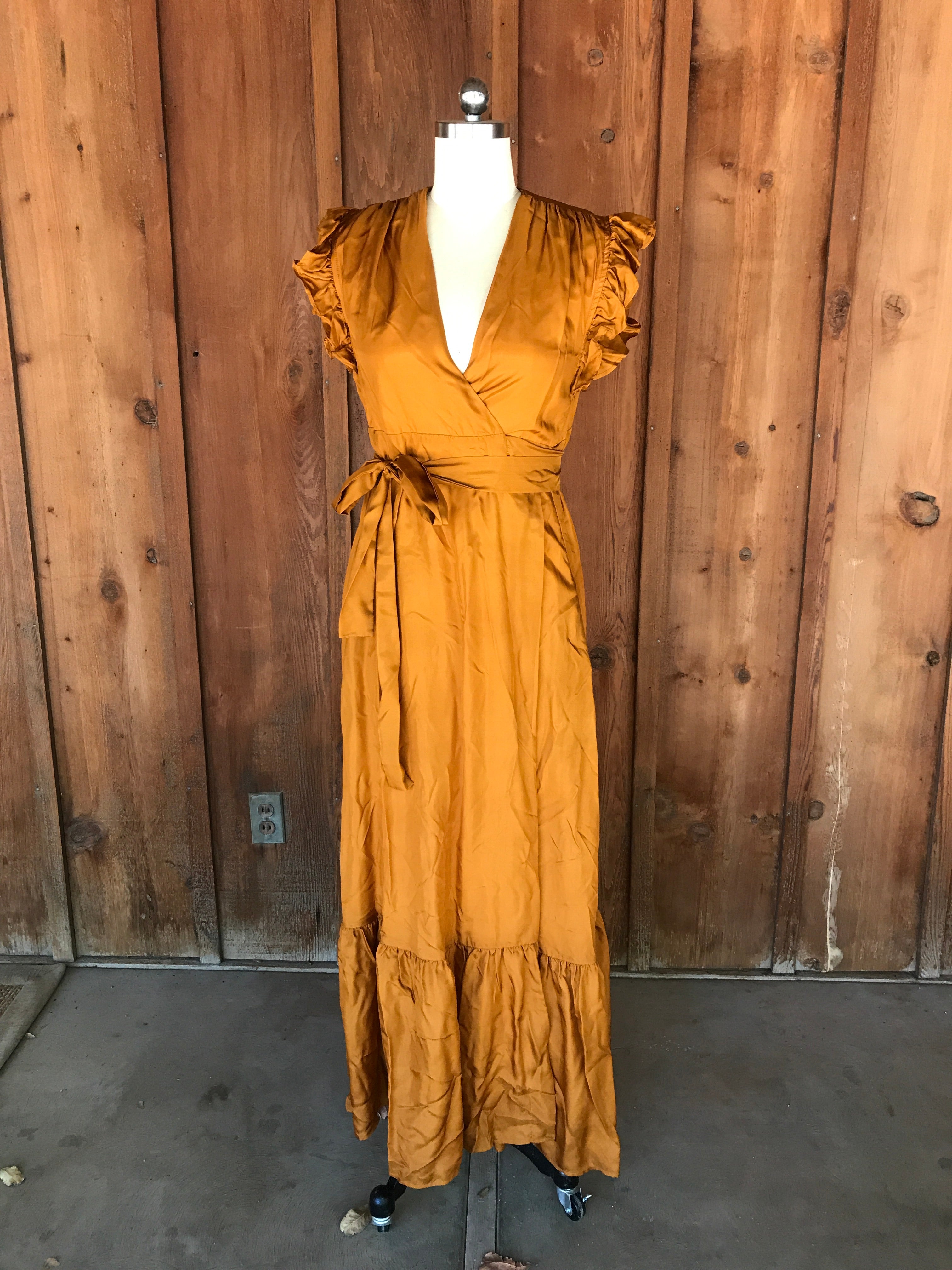 Caravan Outpost Prairie Wrap Dress - CARAVAN OUTPOST