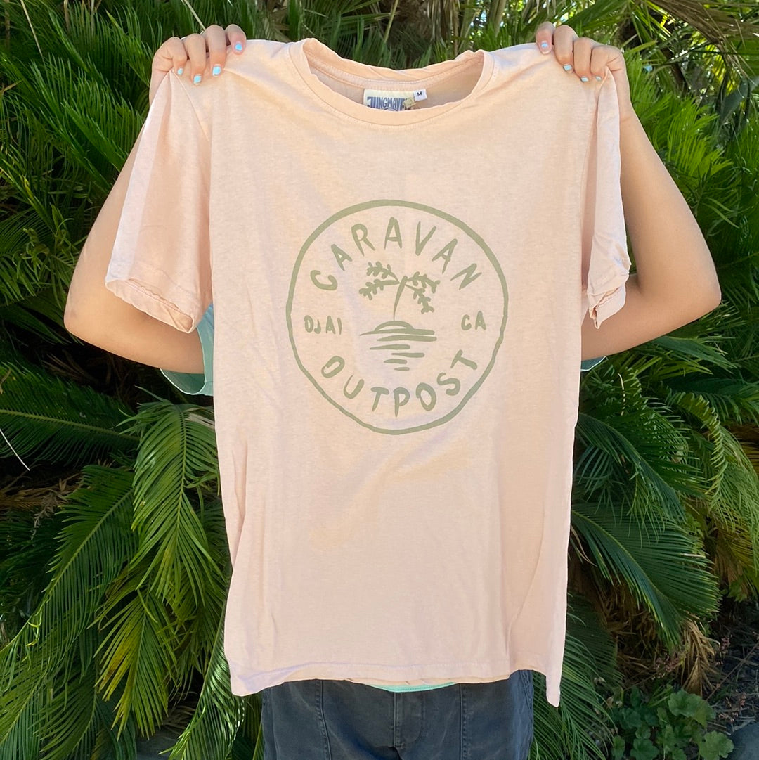 Unisex Caravan Outpost + Jungmaven Art Oasis Tee - CARAVAN OUTPOST