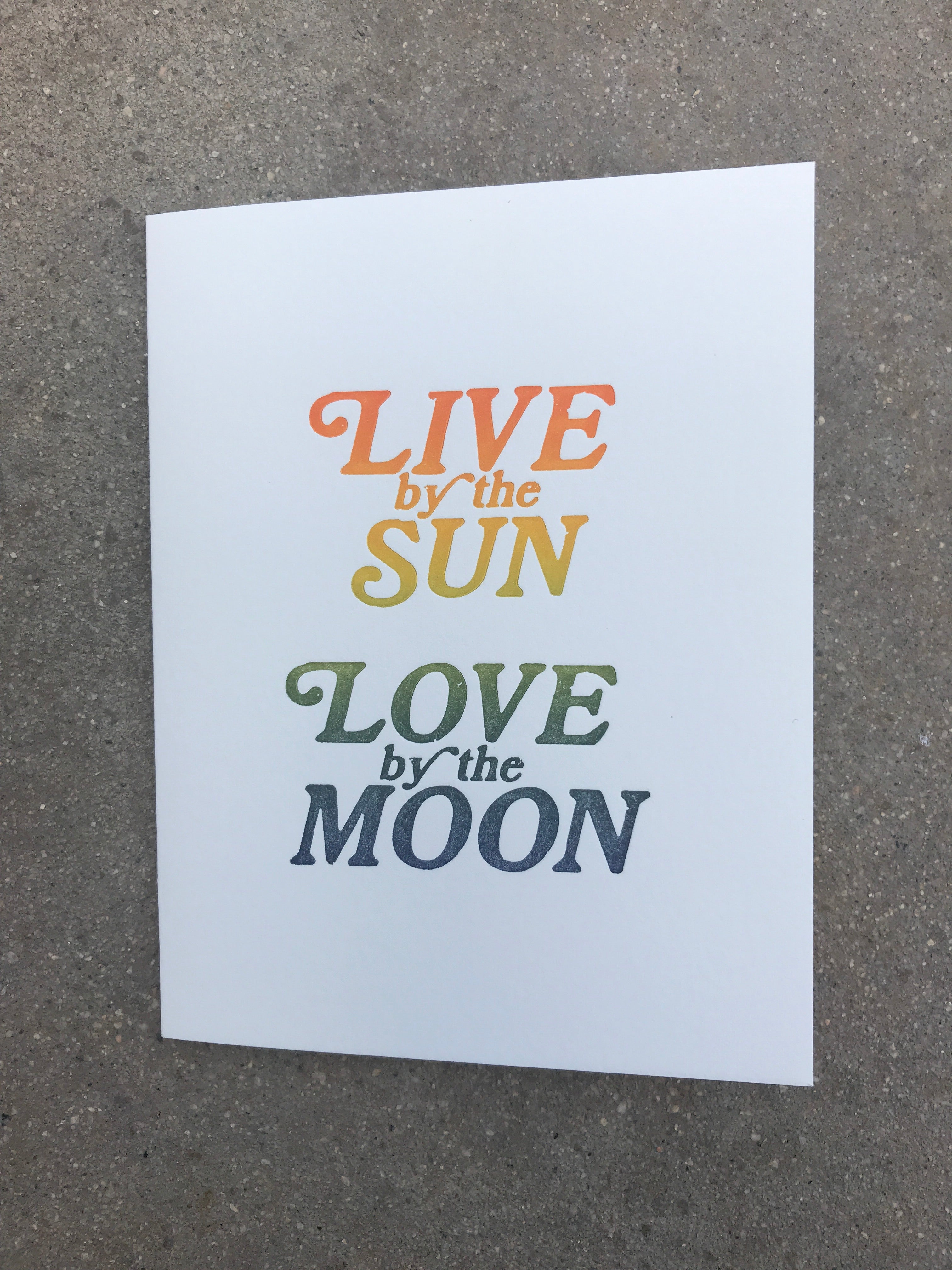 Margins Letterpress Greeting Cards - CARAVAN OUTPOST
