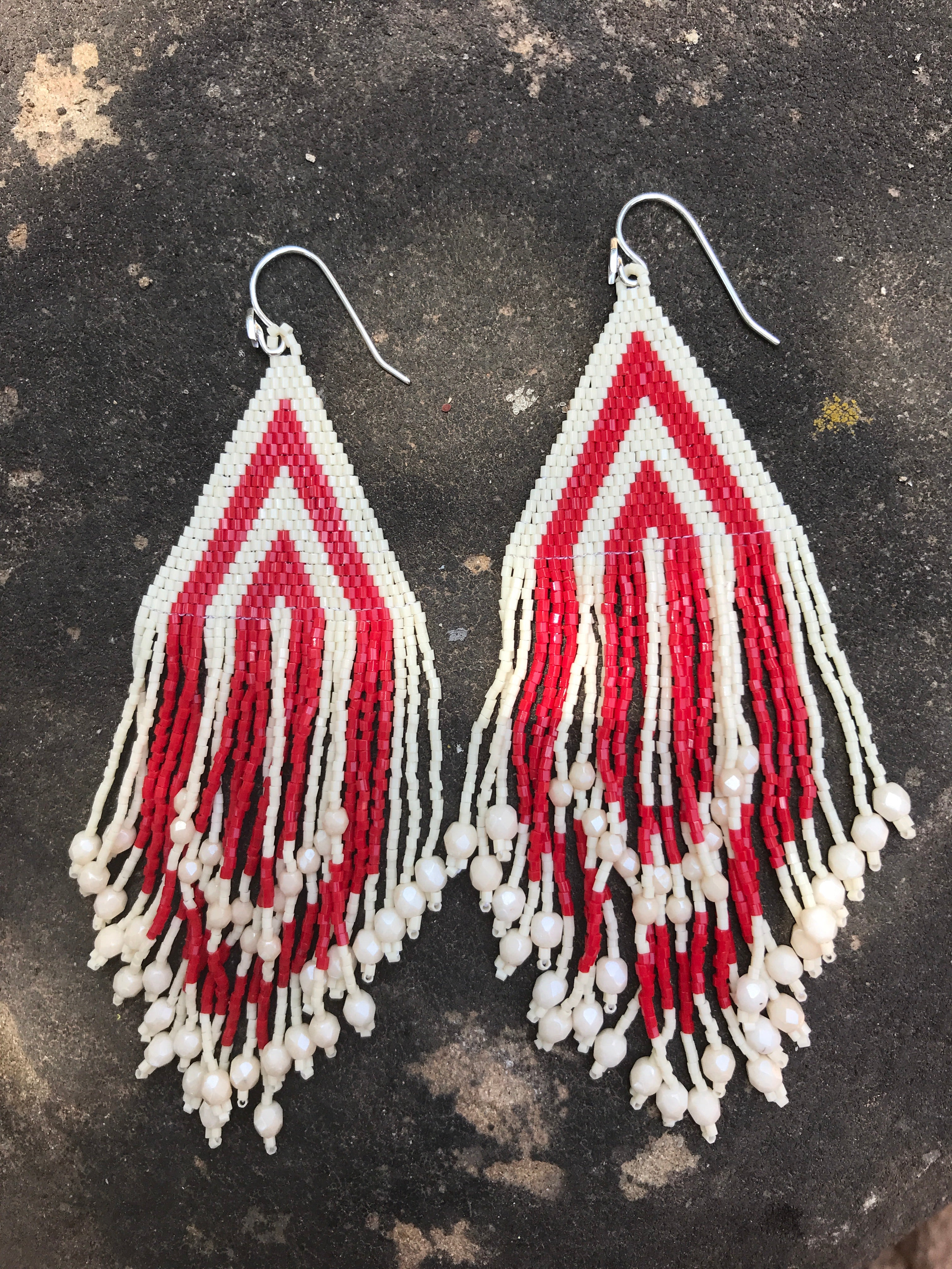 Huichol Love Fiero Earrings - CARAVAN OUTPOST