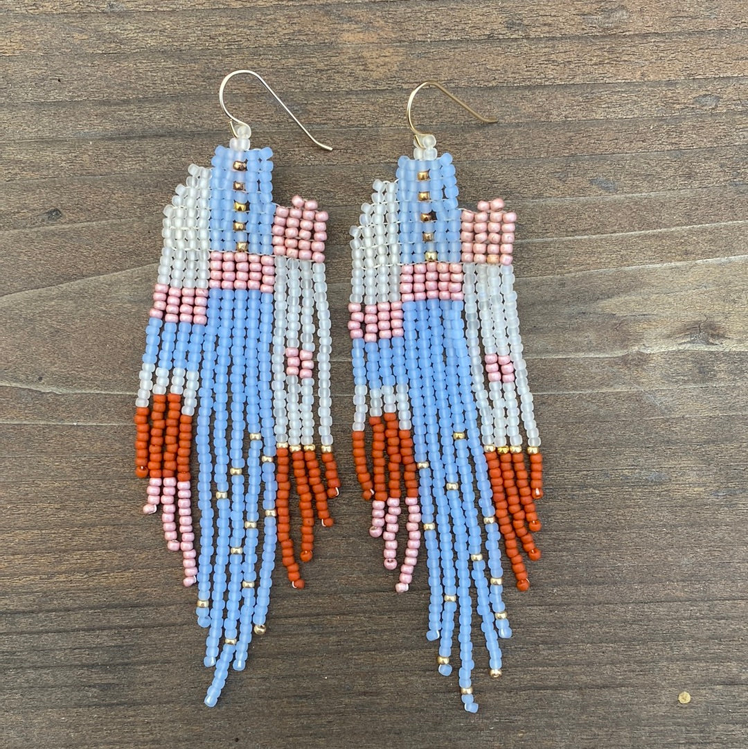 Weave Gold Desert Chandelier Earrings - CARAVAN OUTPOST