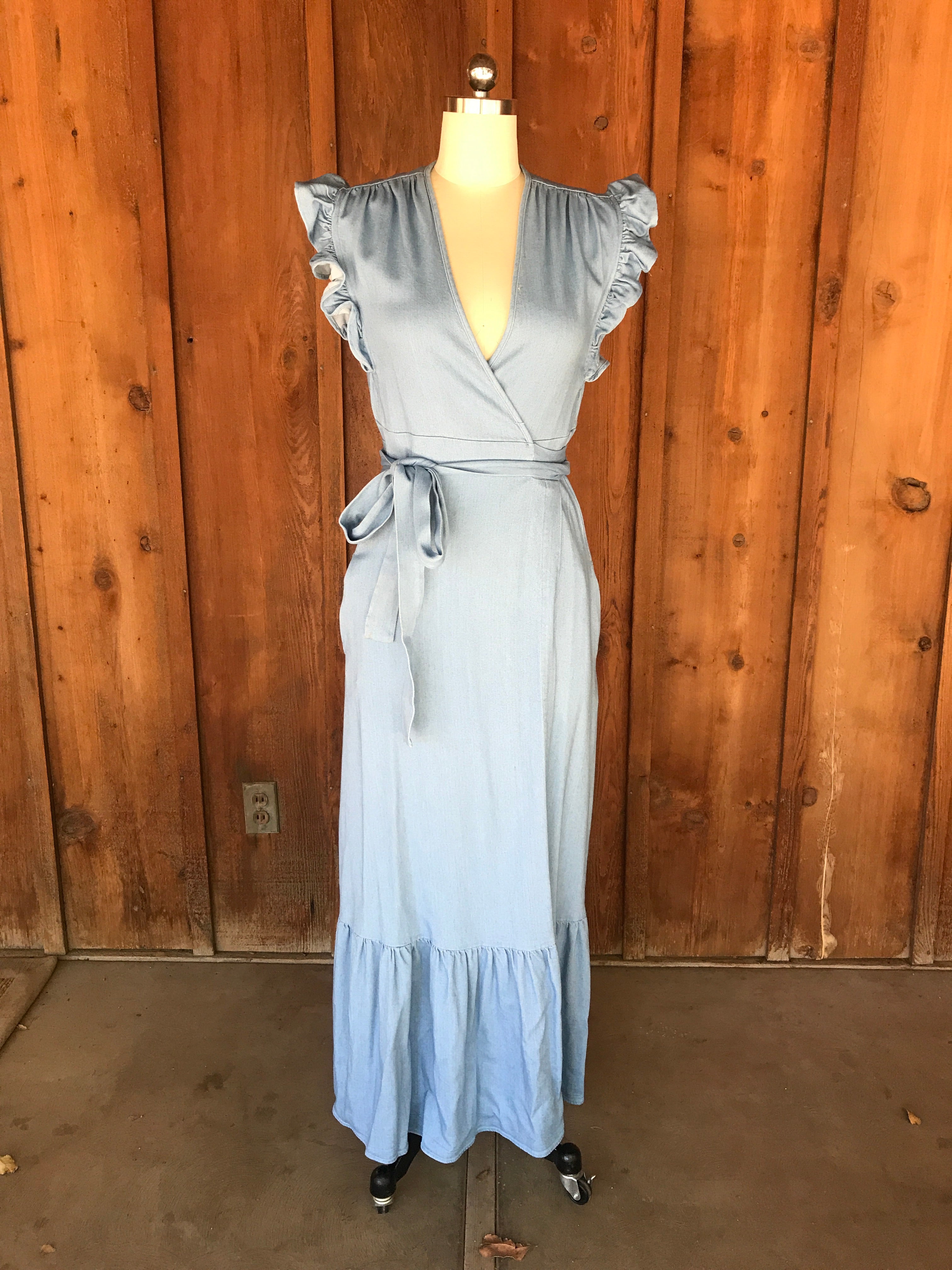 Caravan Outpost Prairie Wrap Dress - CARAVAN OUTPOST
