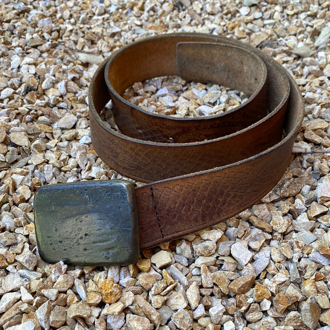 Vintage Deluxe Leather Belt - CARAVAN OUTPOST