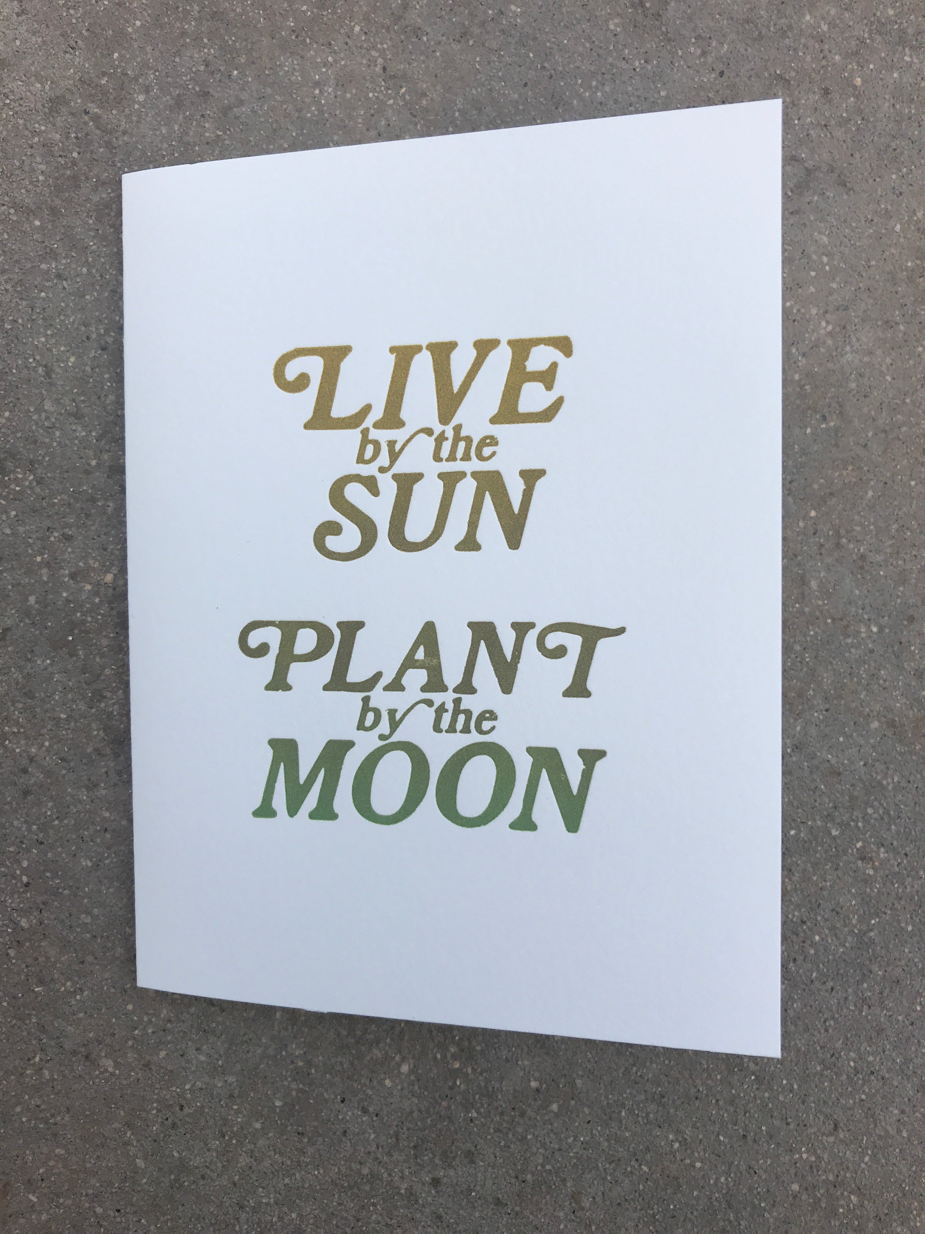 Margins Letterpress Greeting Cards - CARAVAN OUTPOST