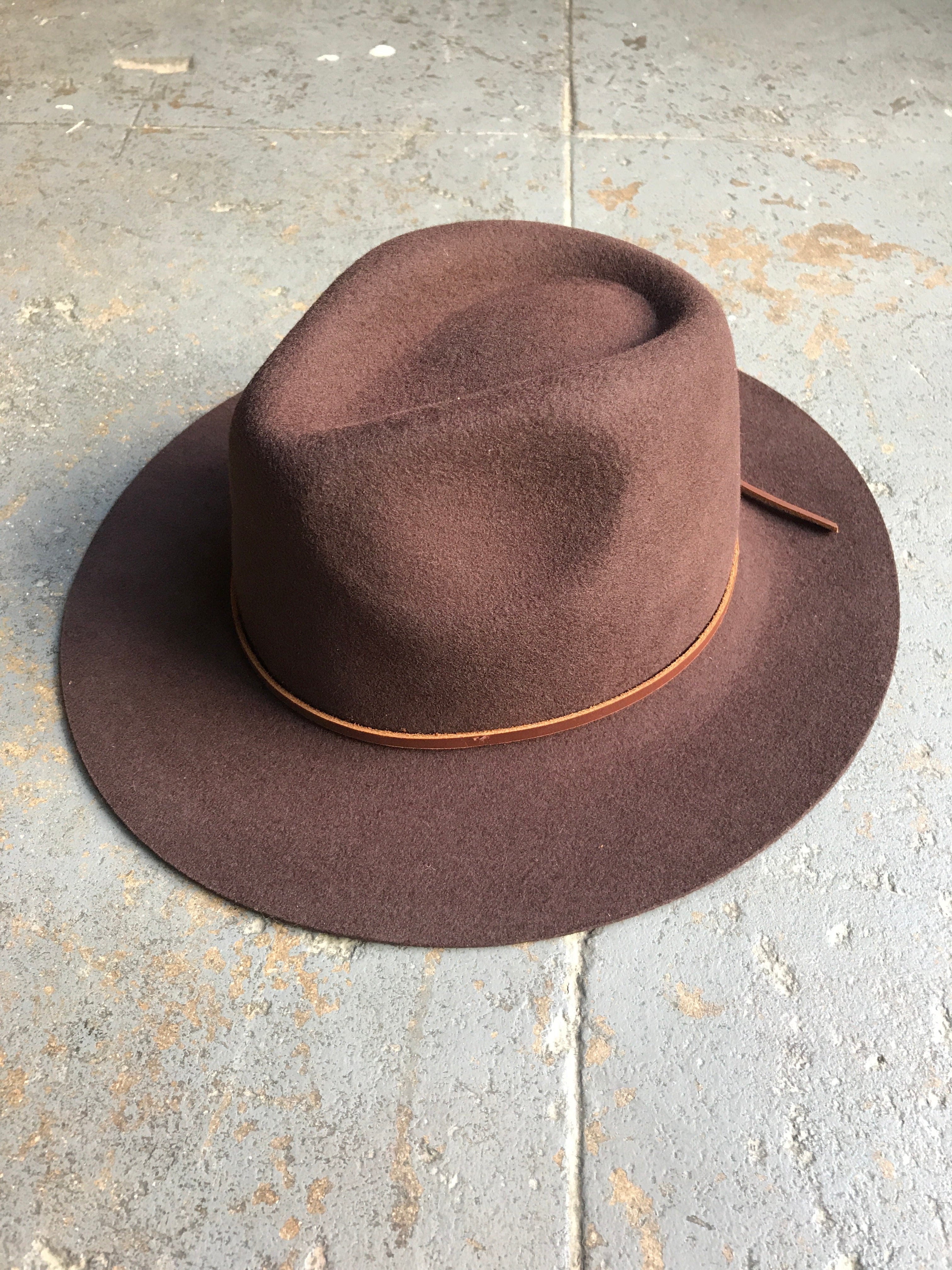 Brixton Wesley Wool Fedora - CARAVAN OUTPOST
