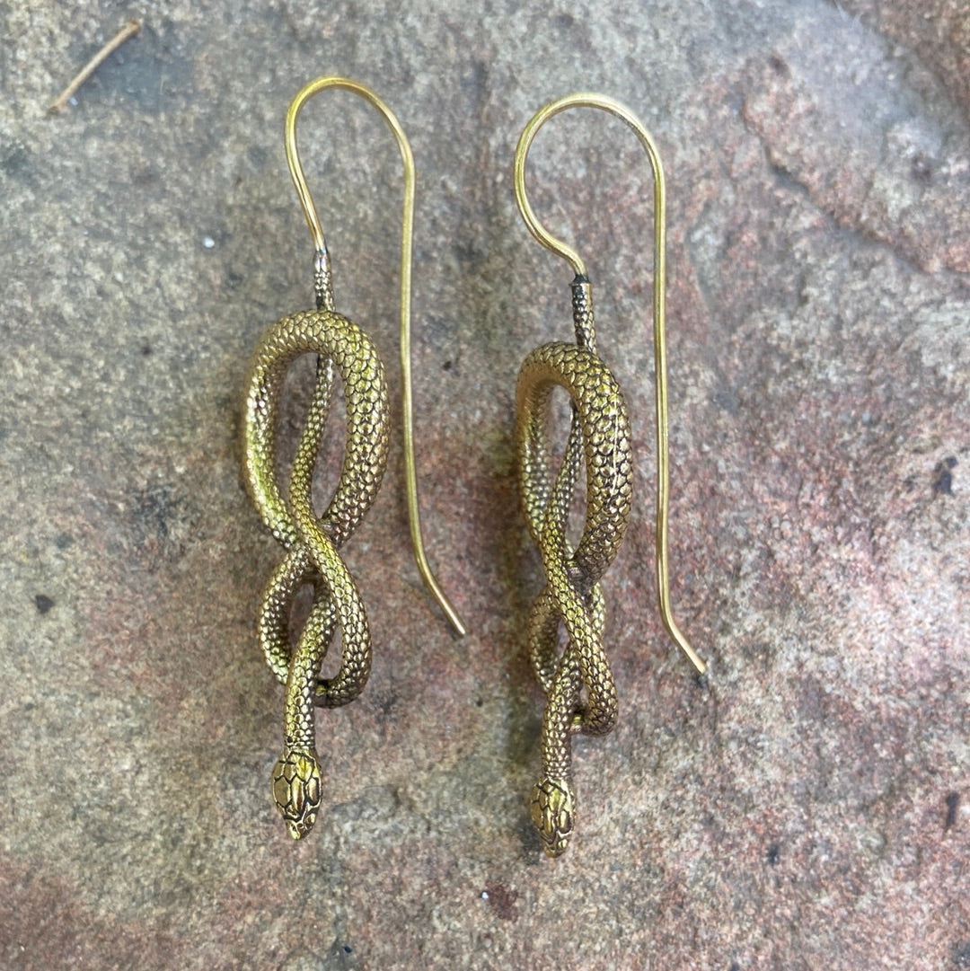 Vintage Serpent Earrings - CARAVAN OUTPOST