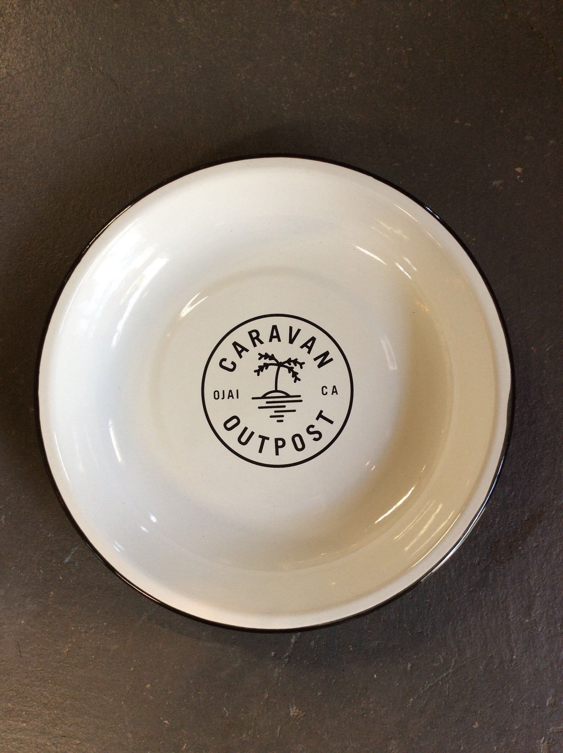 Caravan Outpost Enamelware Plate - CARAVAN OUTPOST