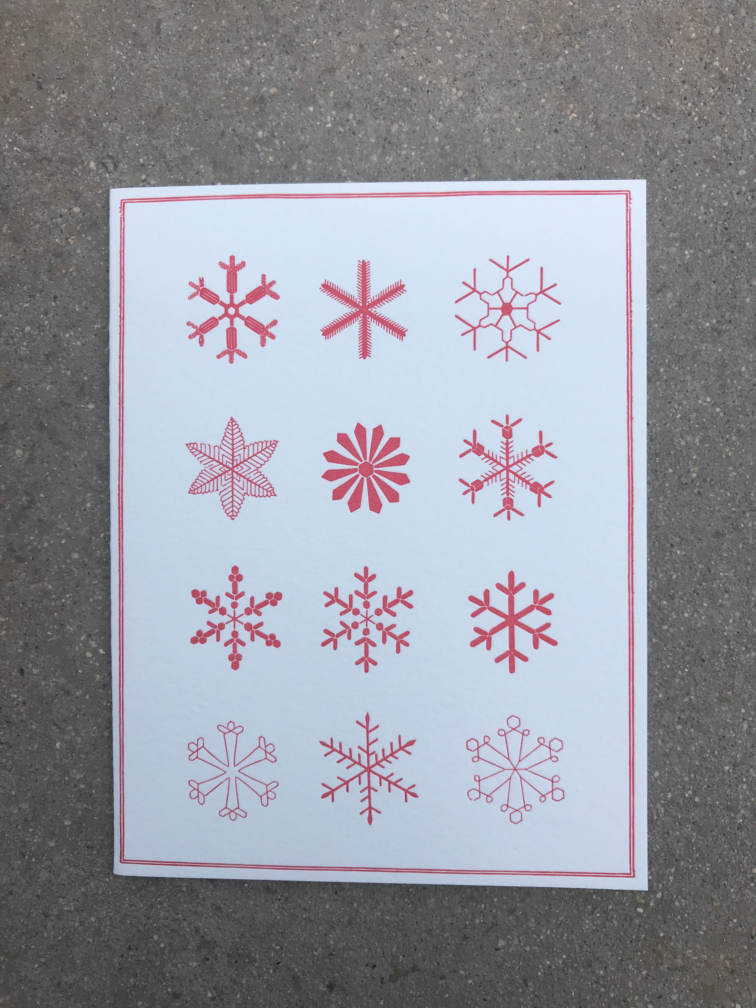 Margins Letterpress Greeting Cards - CARAVAN OUTPOST