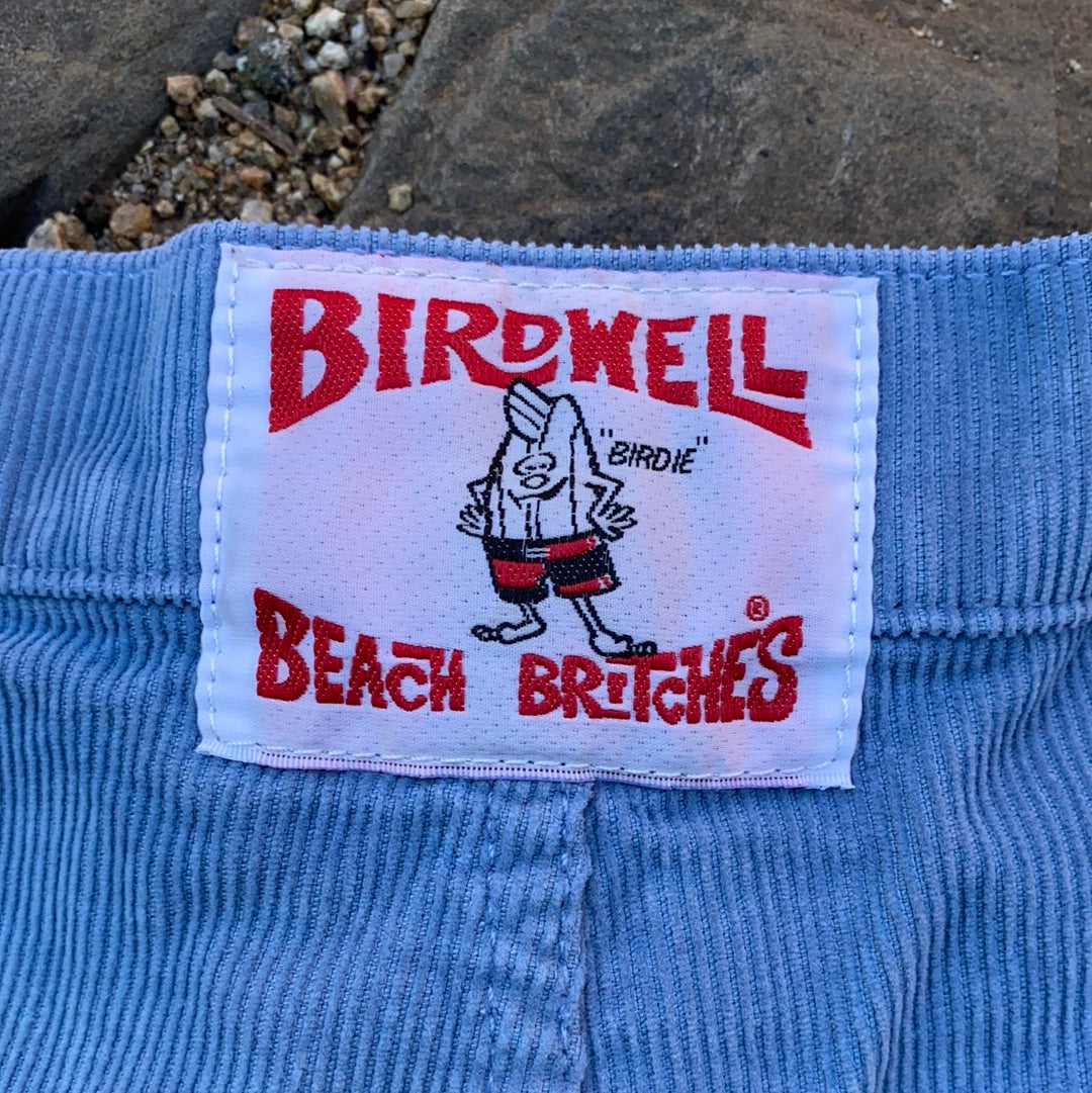 Vintage 1980s BABY BLUE Birdwell Corduroy Shorts - CARAVAN OUTPOST