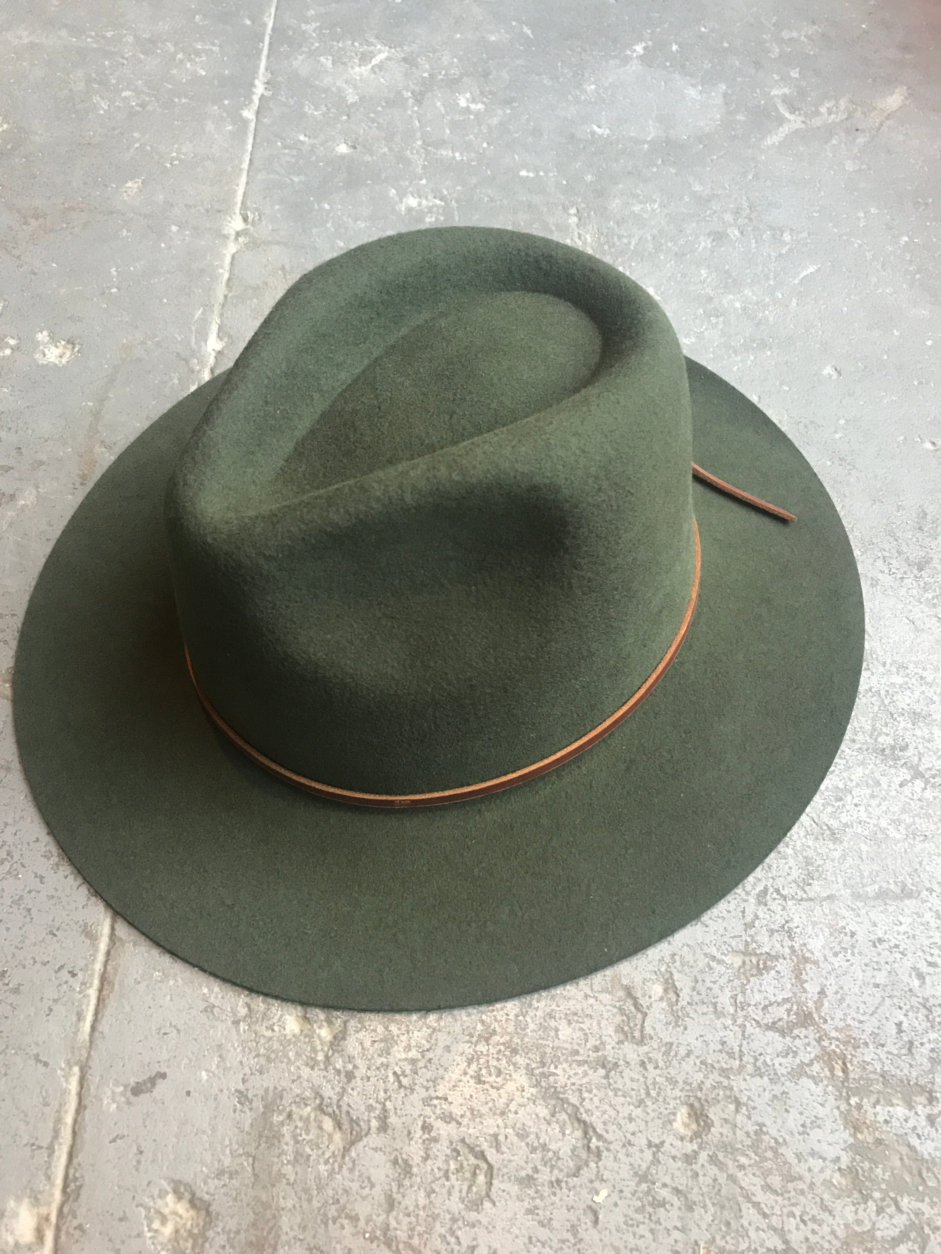 Brixton Wesley Wool Fedora - CARAVAN OUTPOST