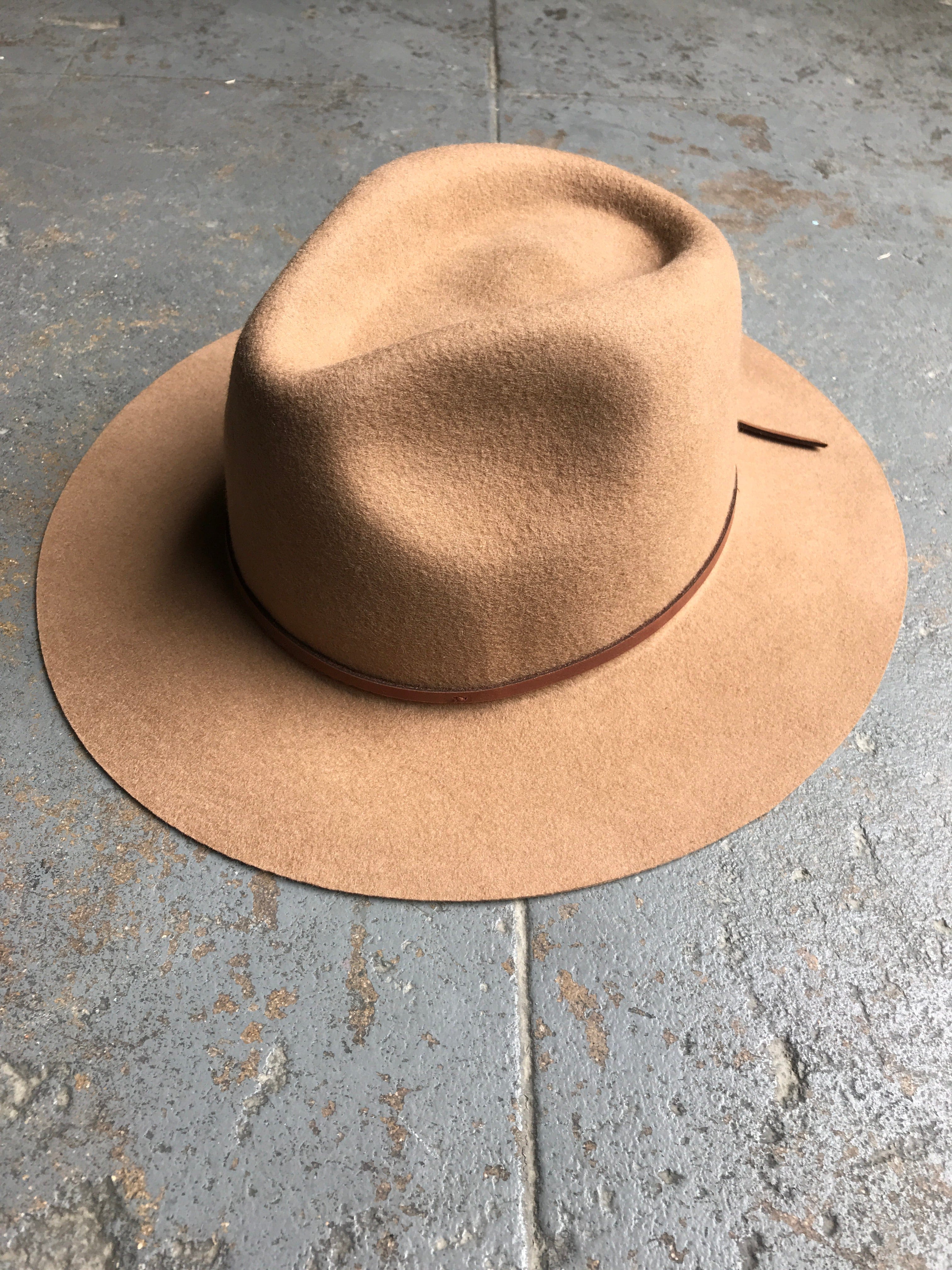 Brixton Wesley Wool Fedora - CARAVAN OUTPOST