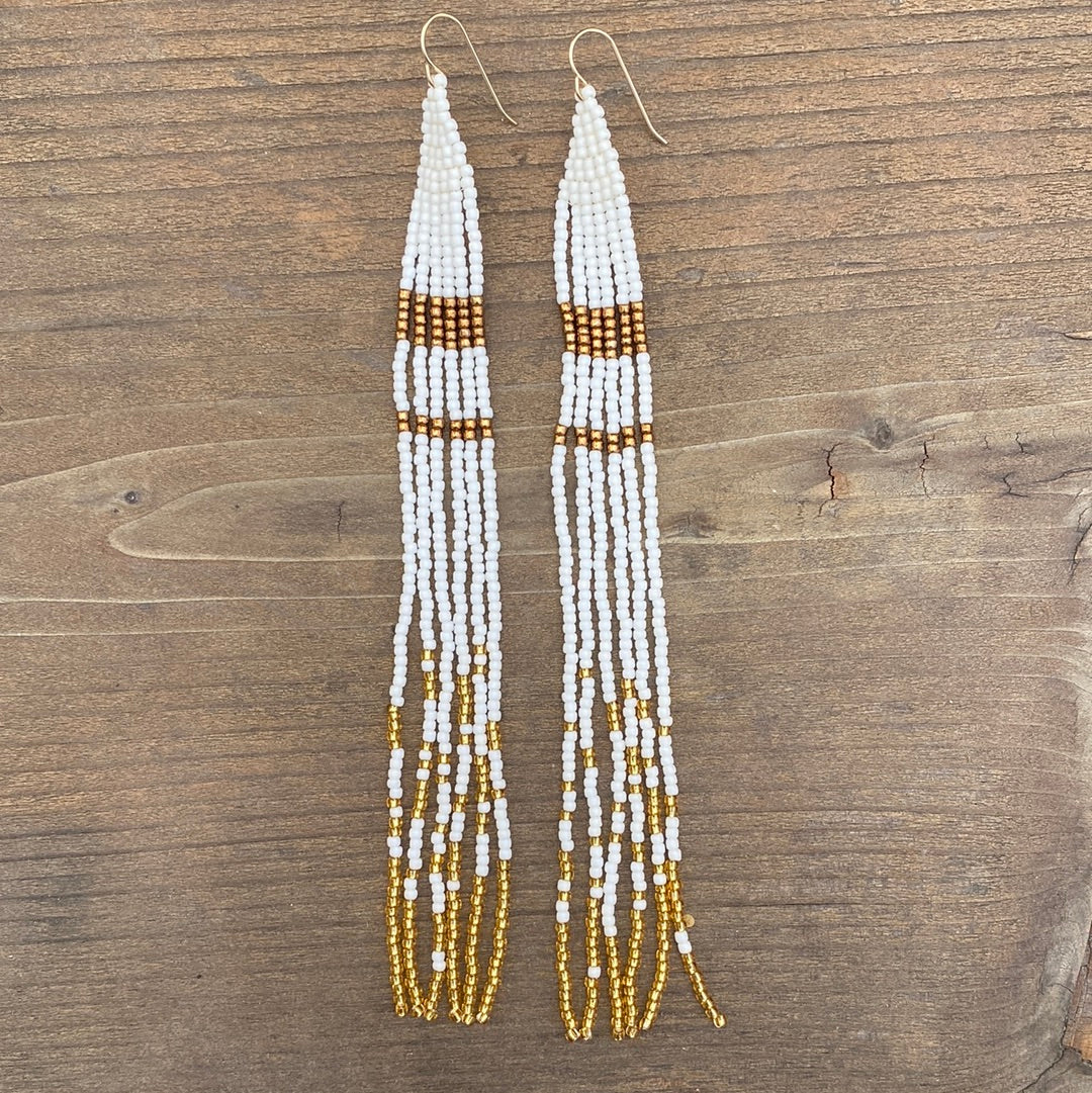 Weave Gold Honey Earrings - CARAVAN OUTPOST