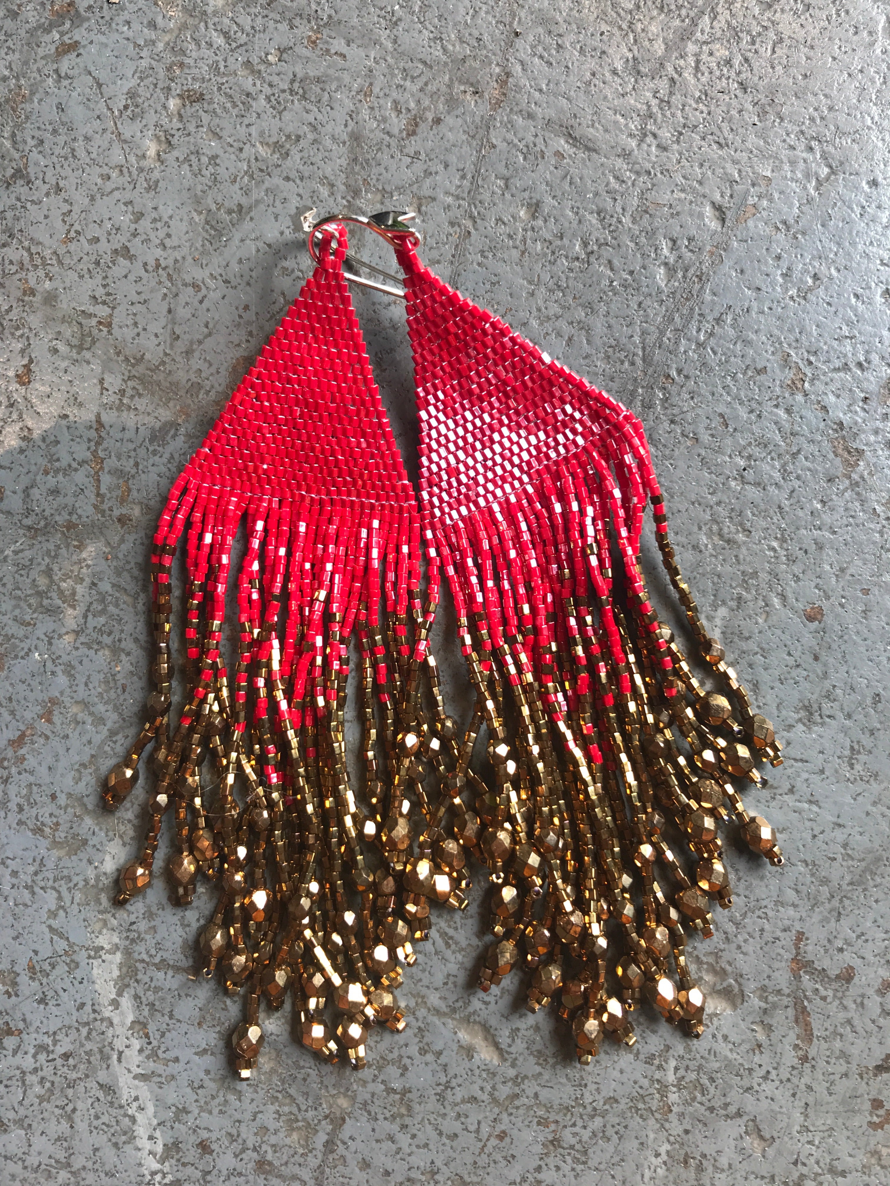 Huichol Love Fiero Earrings - CARAVAN OUTPOST