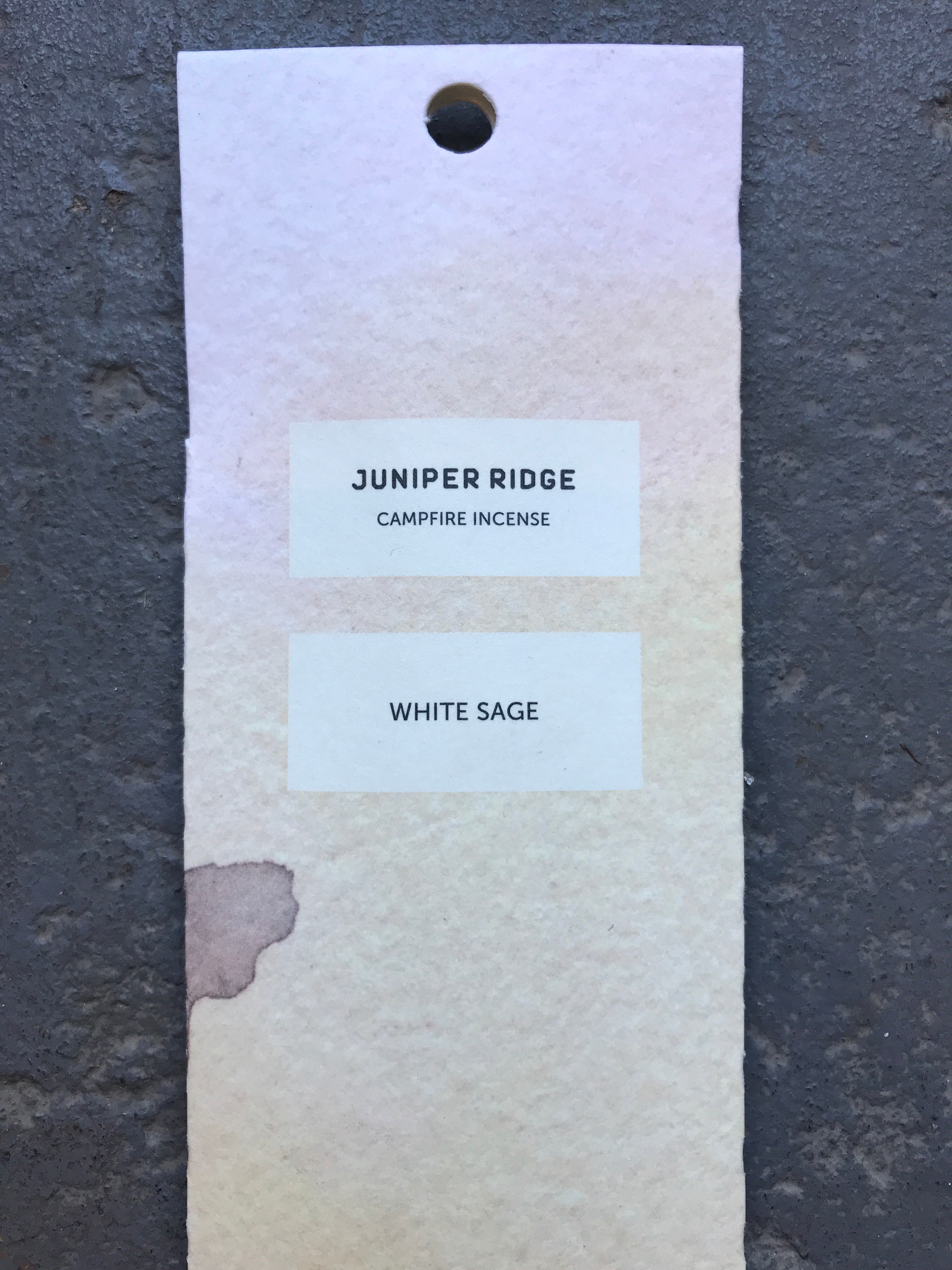 Juniper Ridge Campfire Incense - CARAVAN OUTPOST