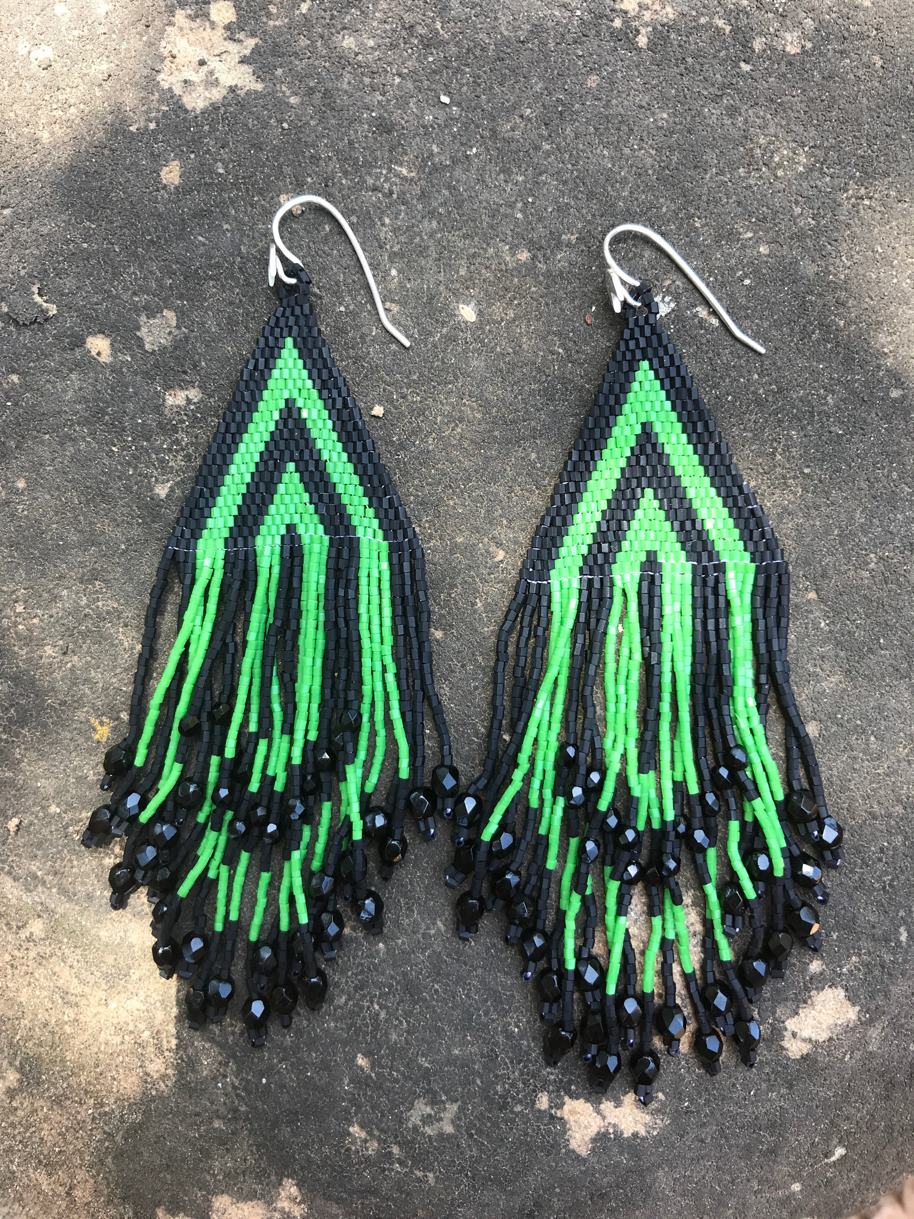 Huichol Love Fiero Earrings - CARAVAN OUTPOST