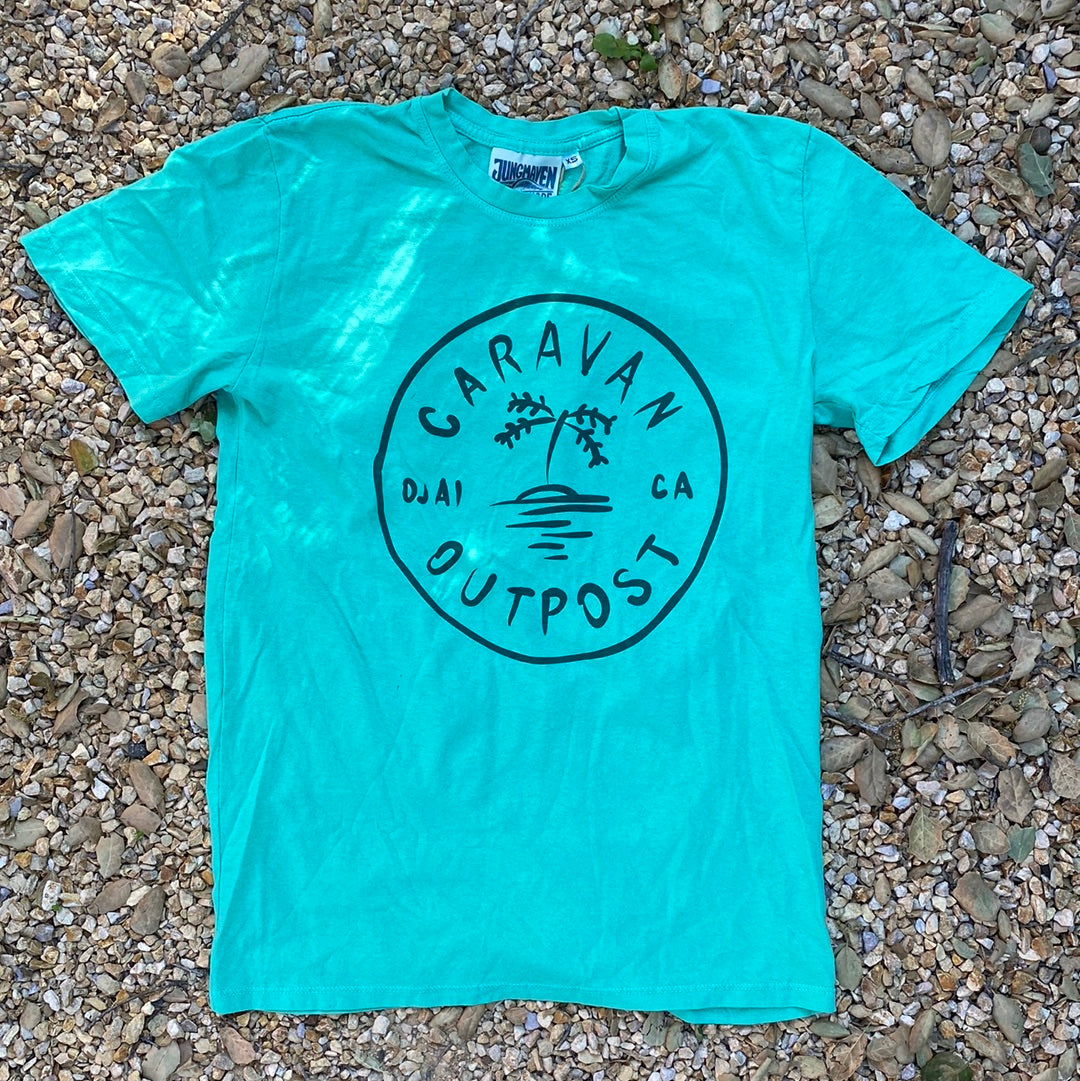 Unisex Caravan Outpost + Jungmaven Art Oasis Tee - CARAVAN OUTPOST