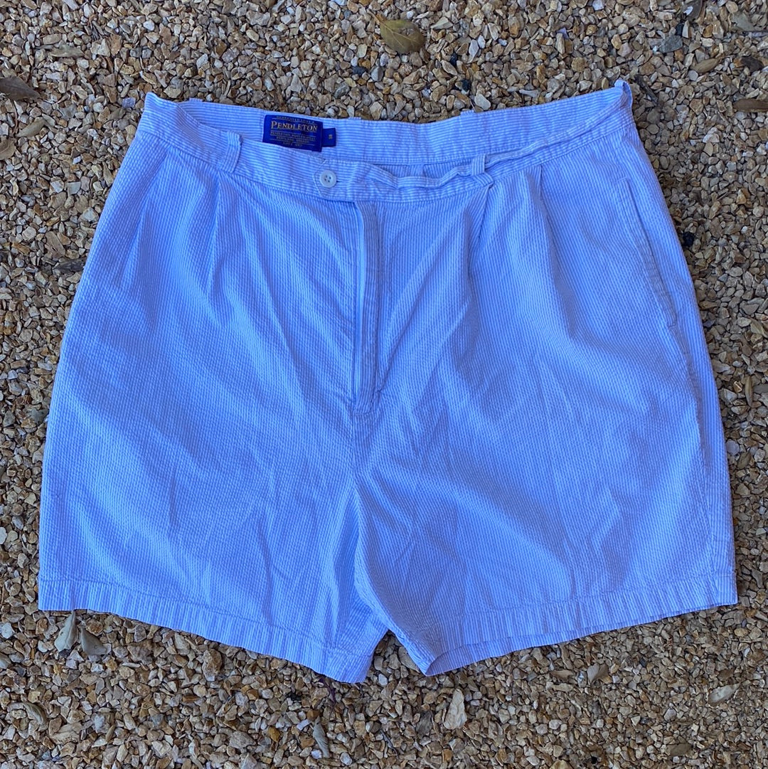 Vintage Pendleton Seer Sucker Shorts - CARAVAN OUTPOST