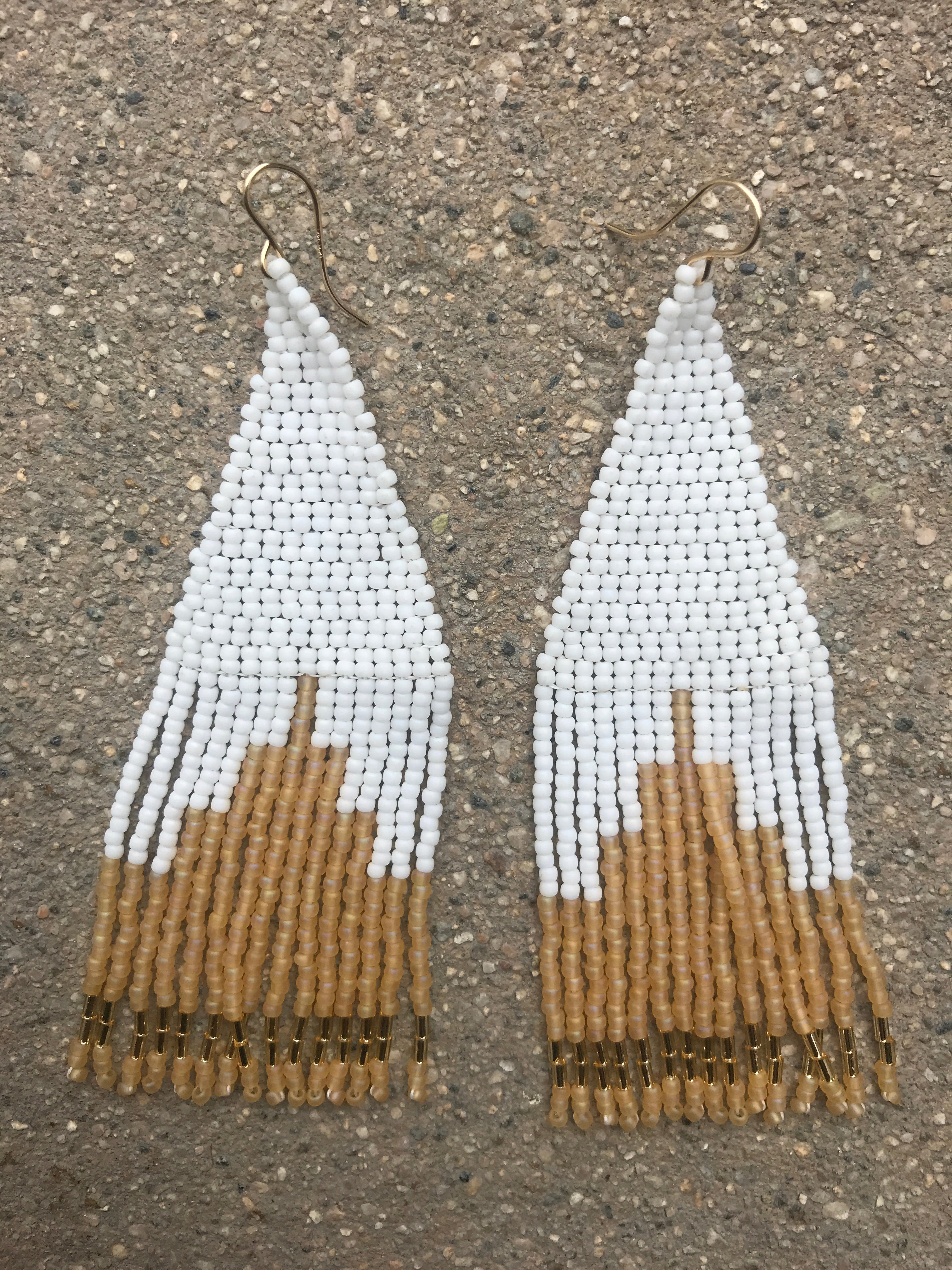 Weave Gold Tangerine Dream Earrings - CARAVAN OUTPOST